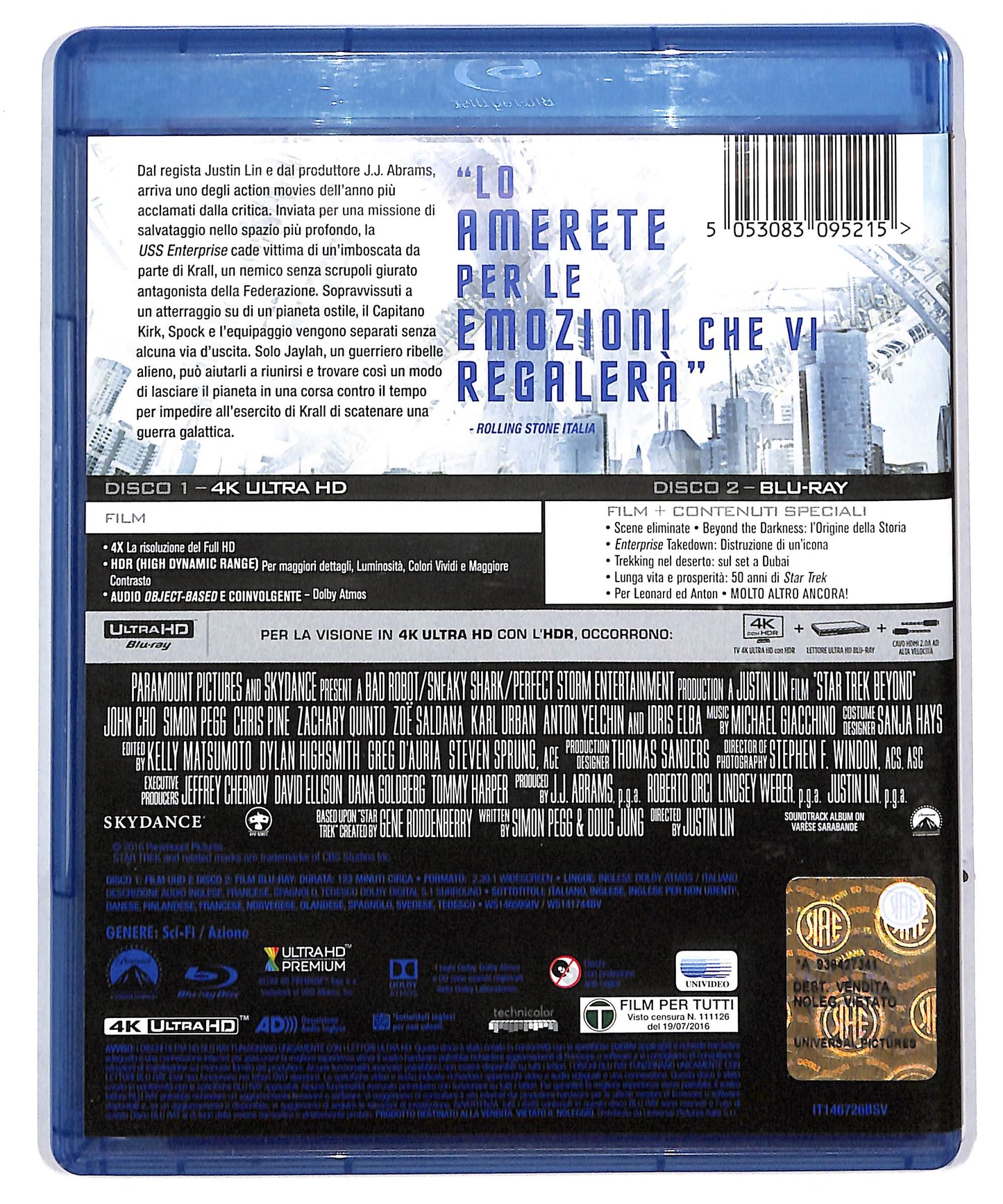 EBOND Star Trek Beyond 4K ULTRA HD + BLURAY DB627357