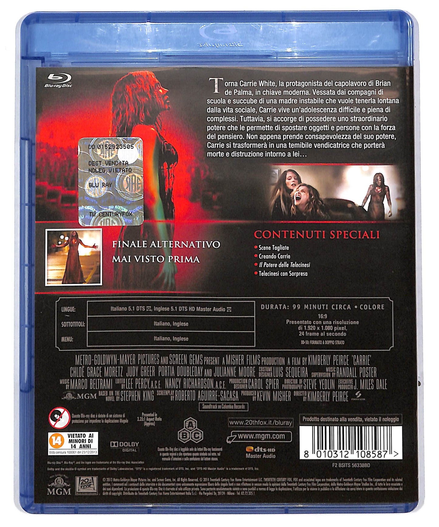 EBOND Lo sguardo di Satana - Carrie BLURAY DB627363