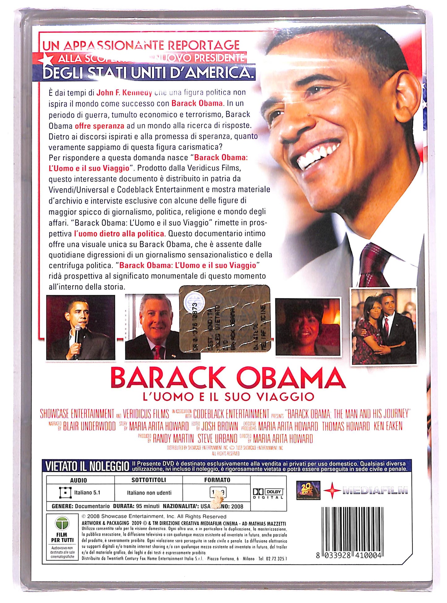EBOND Barack Obama - L'uomo e il suo viaggio DVD DB627406