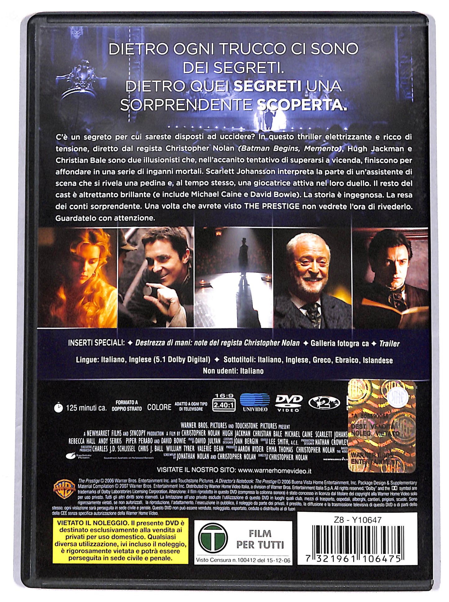 EBOND the prestige DVD DB627411