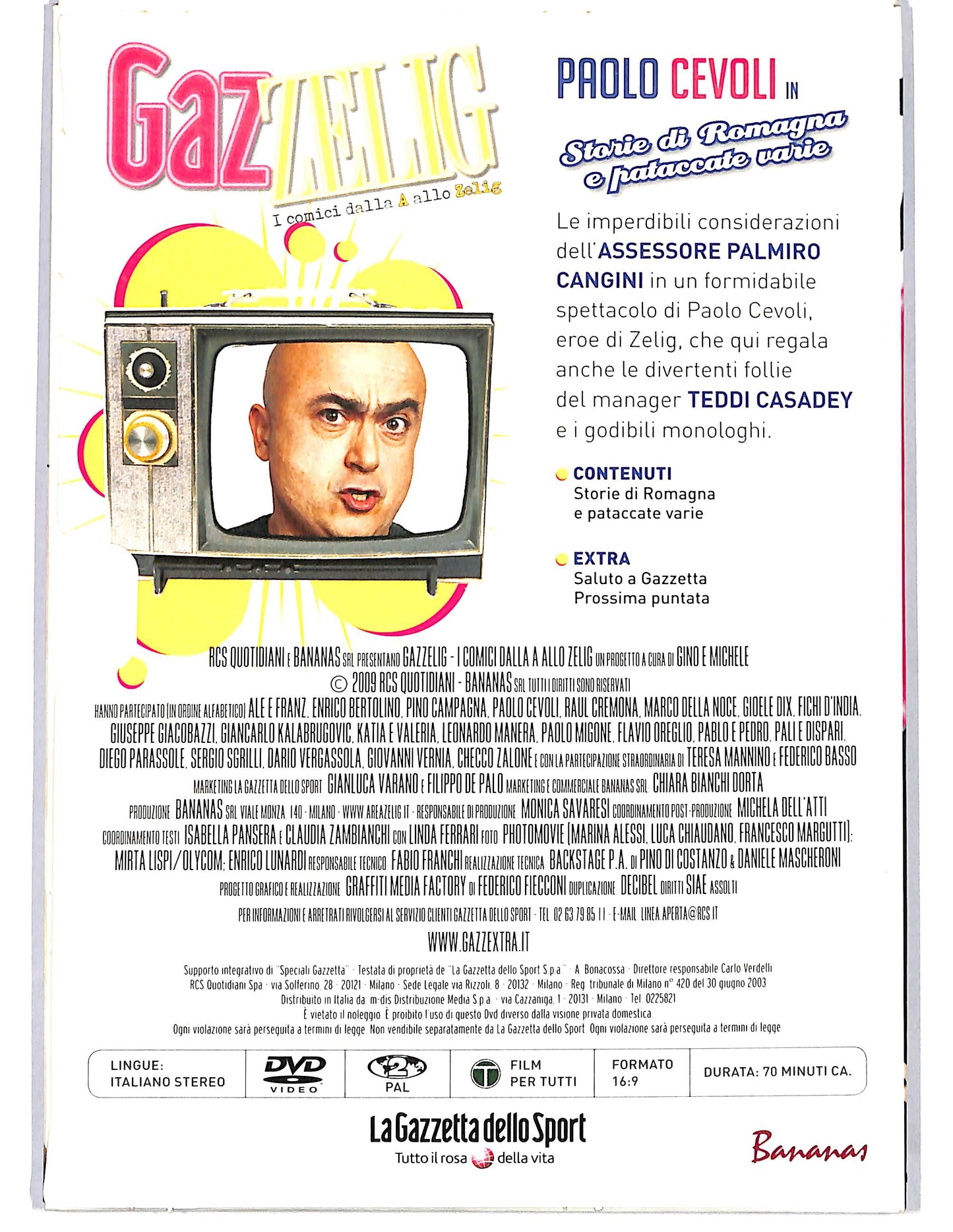 EBOND Gazzelig Paolo Cevoli in Storie di Romagna EDITORIALE DVD DB627418