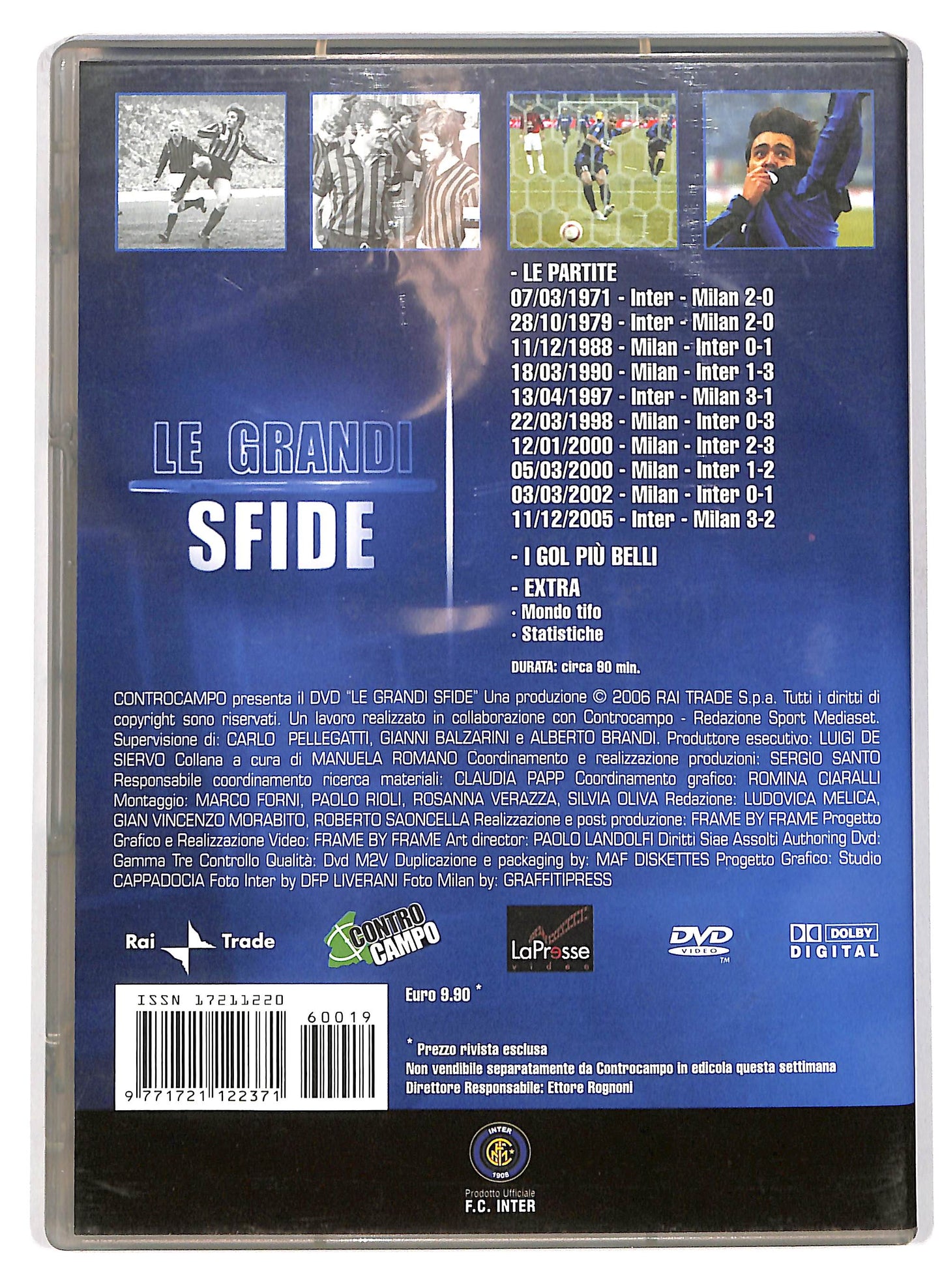 EBOND Le grandi sfide - Inter VS Milan EDITORIALE DVD DB627428