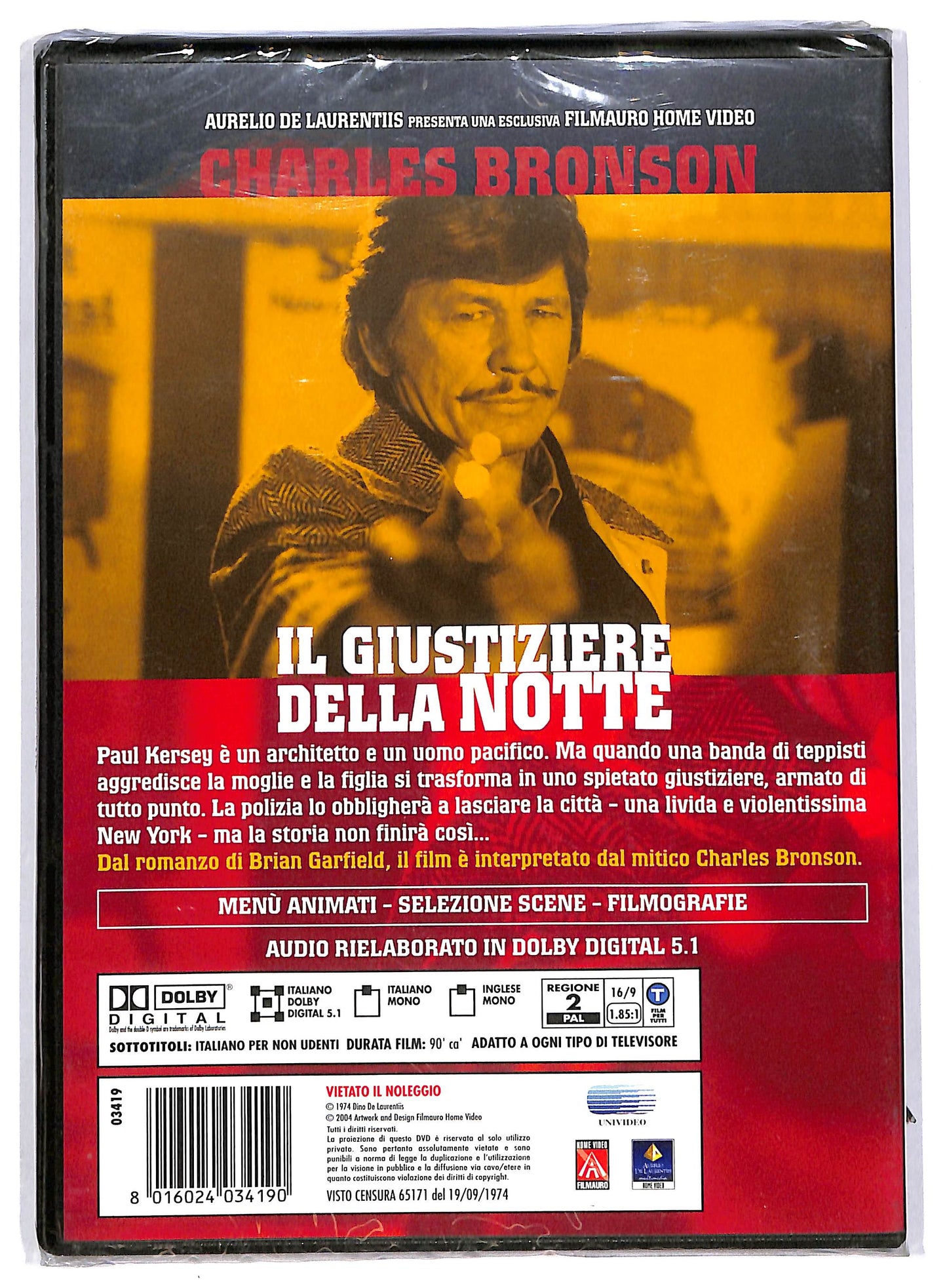 EBOND Il giustiziere della notte DVD DB627440