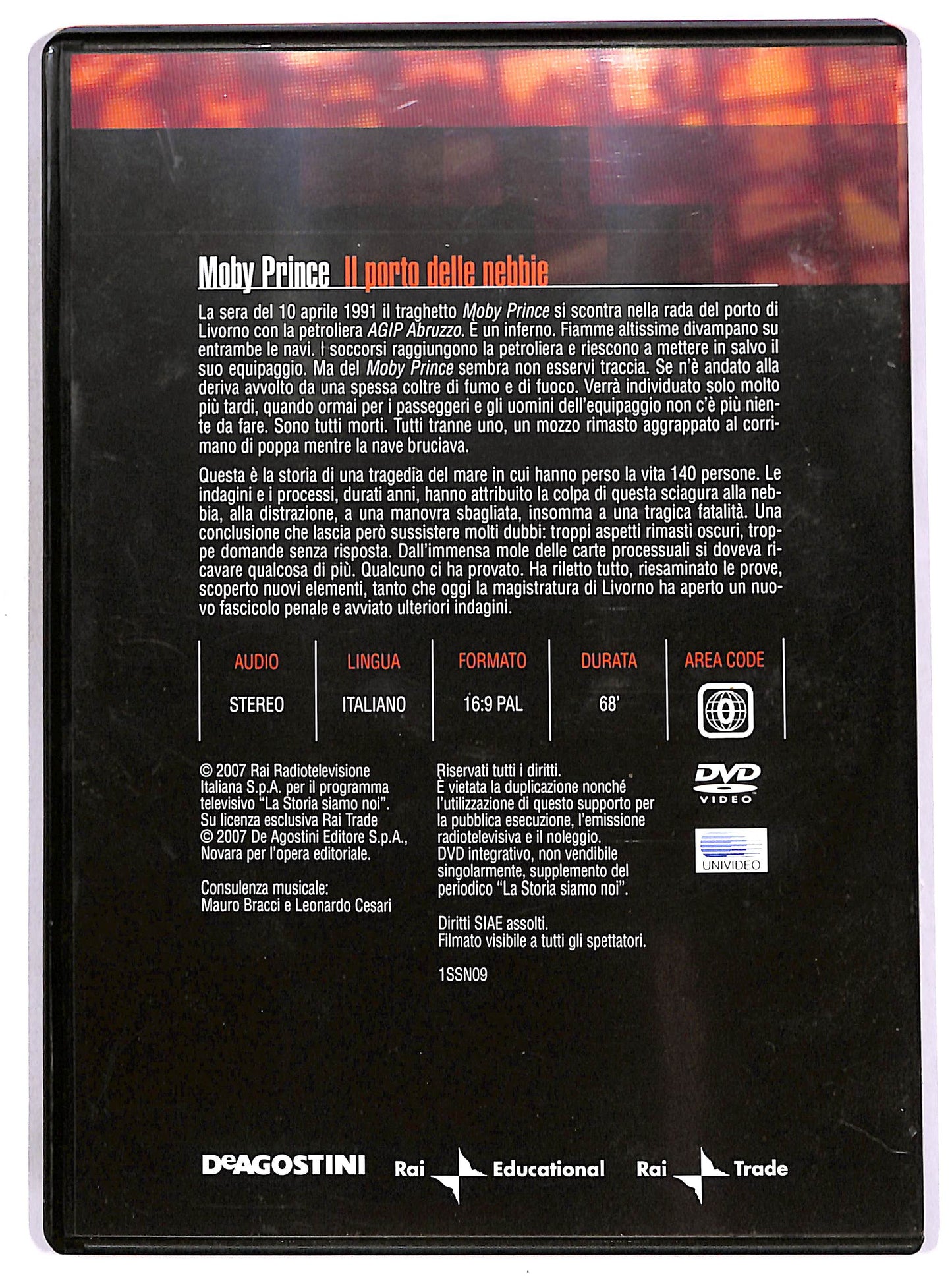 EBOND La storia 9 - Moby Prince - Il porto delle nebbie EDITORIALE DVD DB627450
