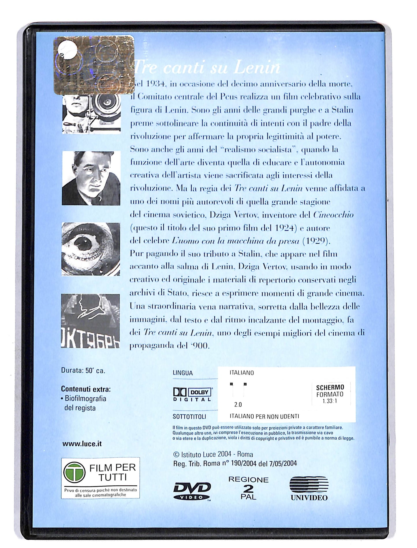 EBOND Novecento vol.17 Tre canti su Lenin DVD DB627602