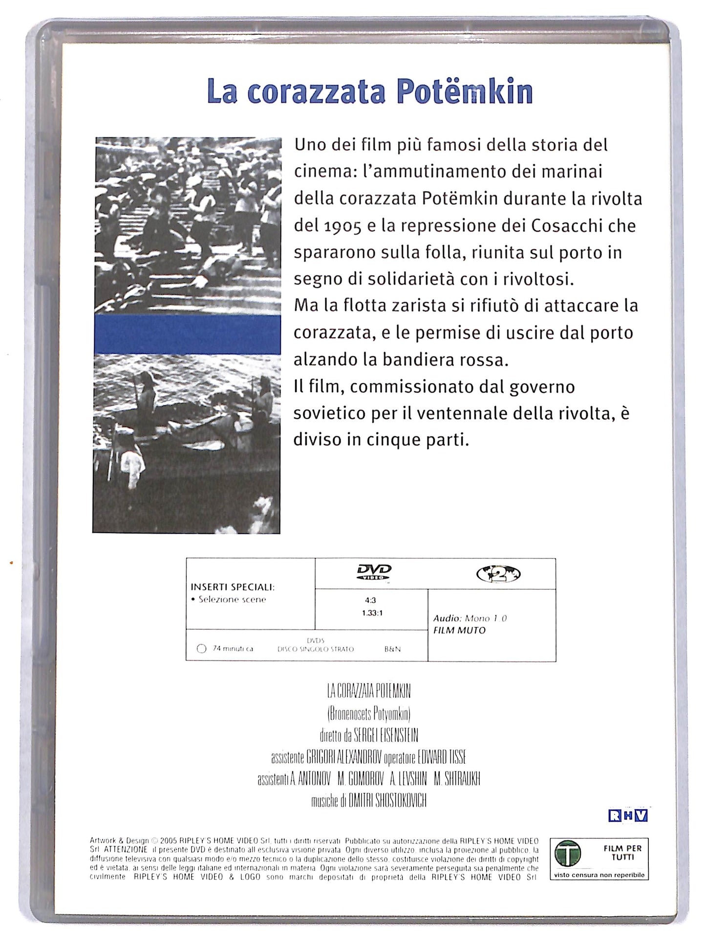 EBOND La corazzata Potemkin EDITORIALE DVD DB627653
