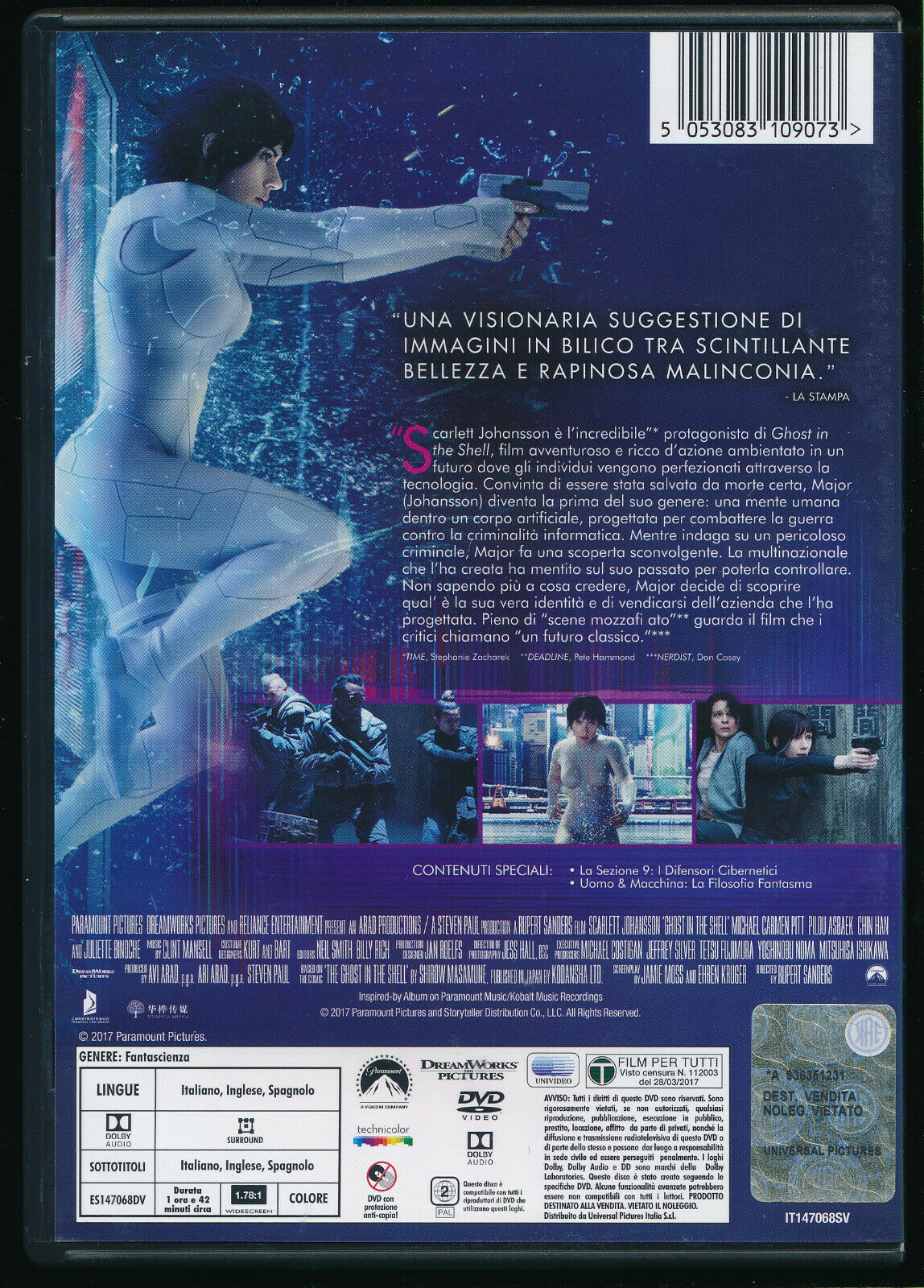 EBOND Ghost In The Shell EDITORIALE DVD DB627655