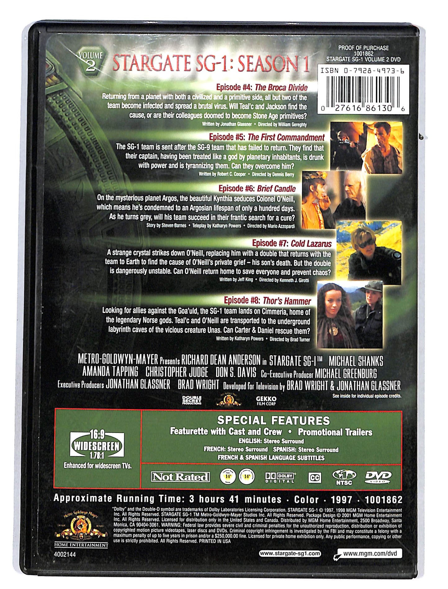EBOND Stargate Sg.1 Season 1 vol.2 DVD DB628111