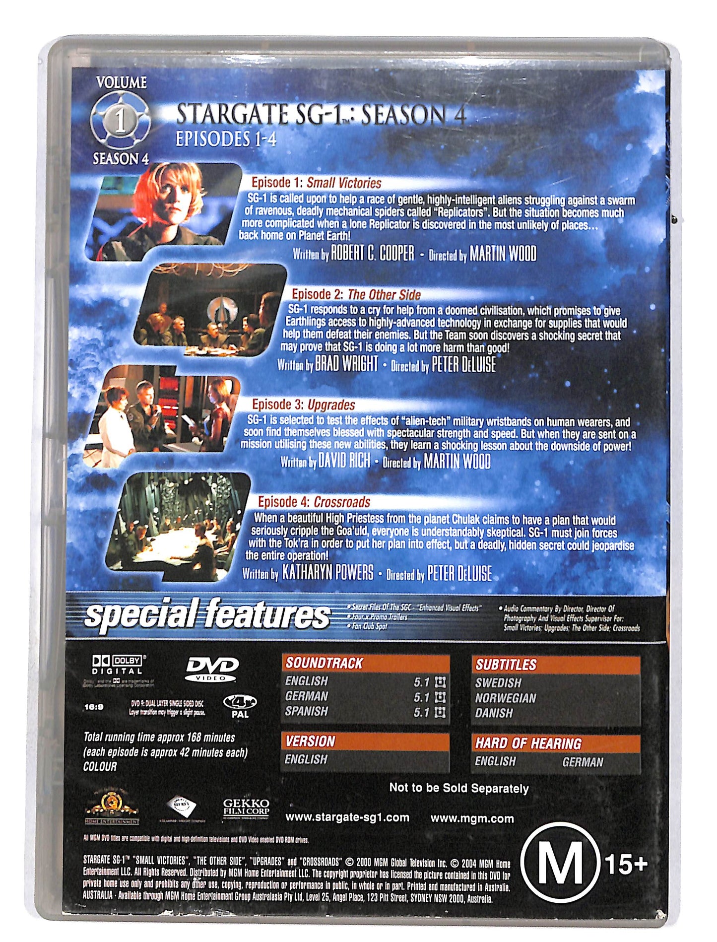 EBOND Stargate Sg.1 Season 4 vol.1 DVD DB628140