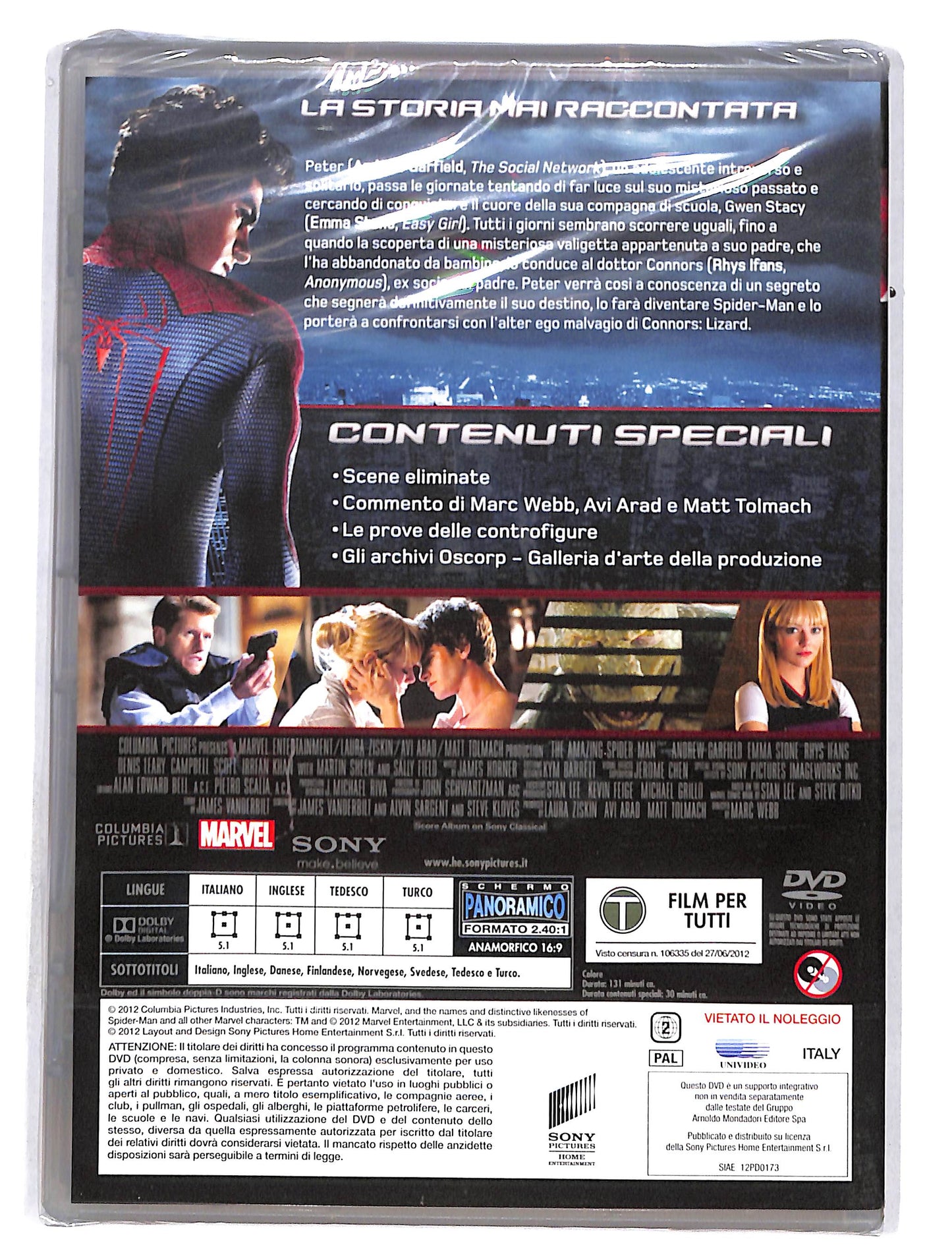 EBOND The Amazing Spider-Man EDITORIALE DVD DB628161