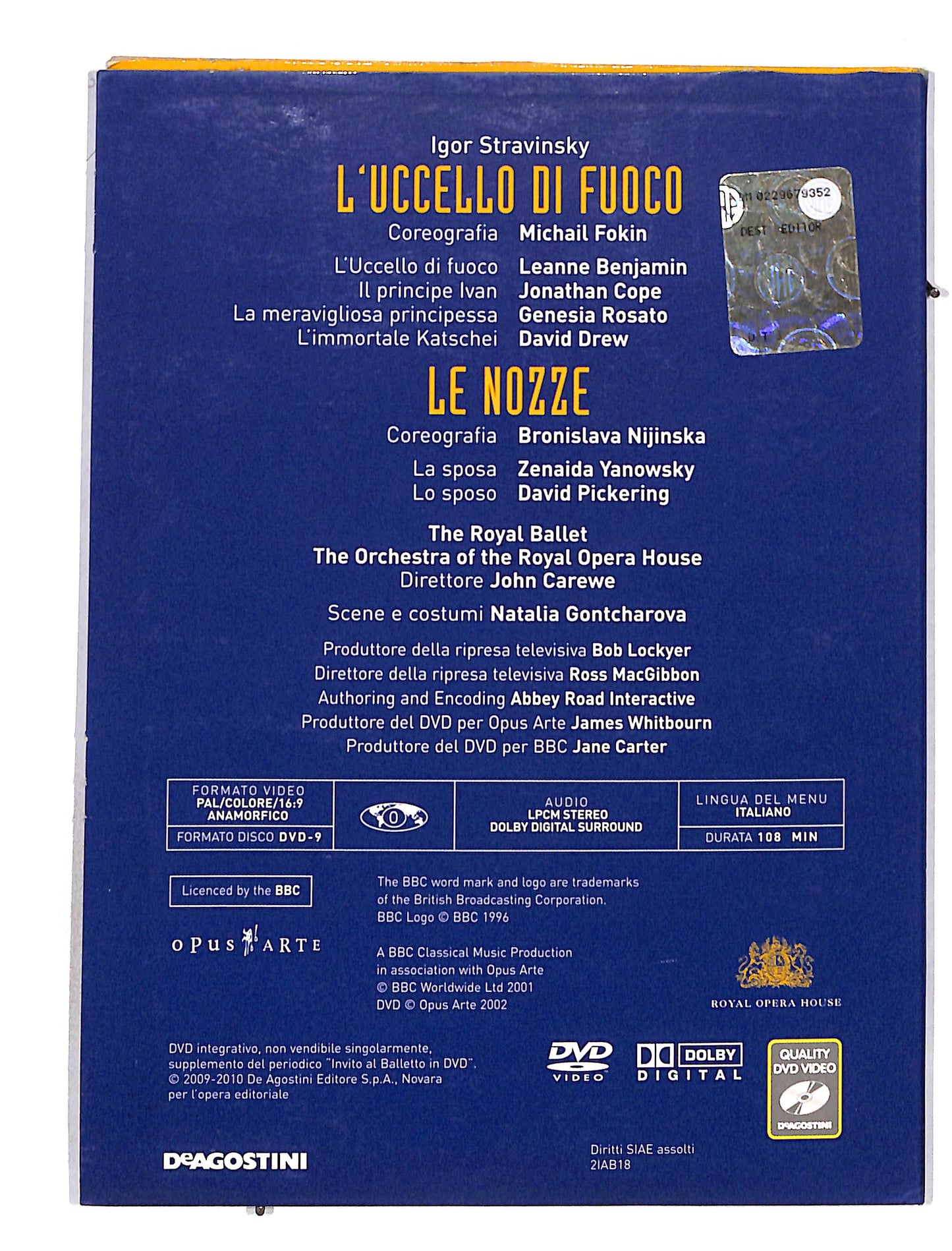 EBOND Invito al balletto vol.18 l'uccello di fuoco le nozze DVD DB628339
