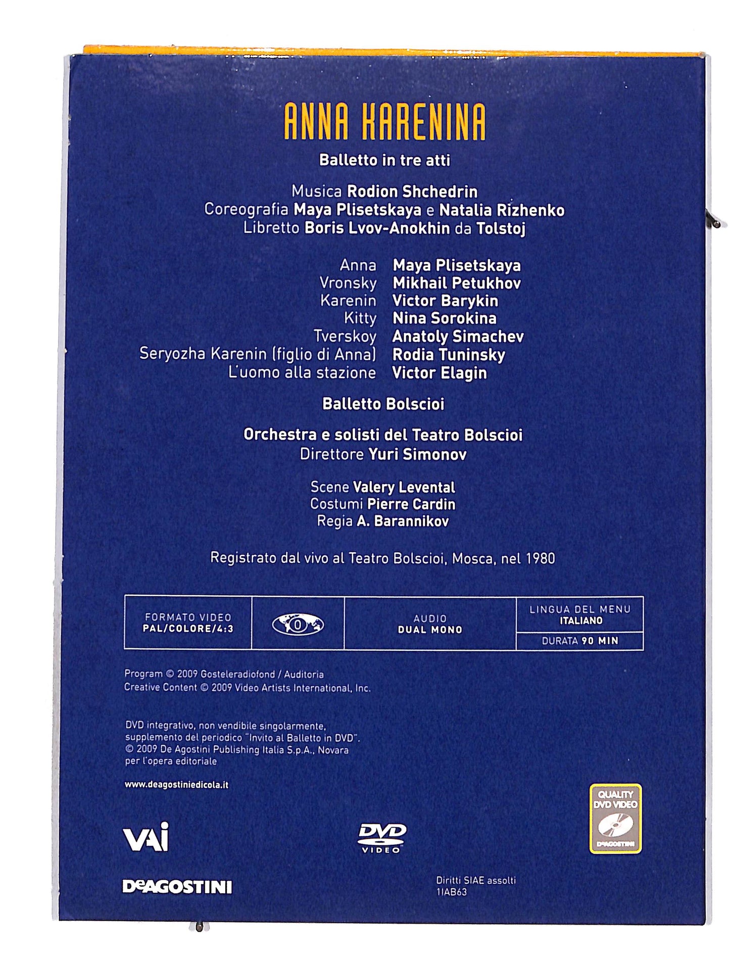 EBOND Invito al balletto vol.63 Anna Harenina DVD DB628342