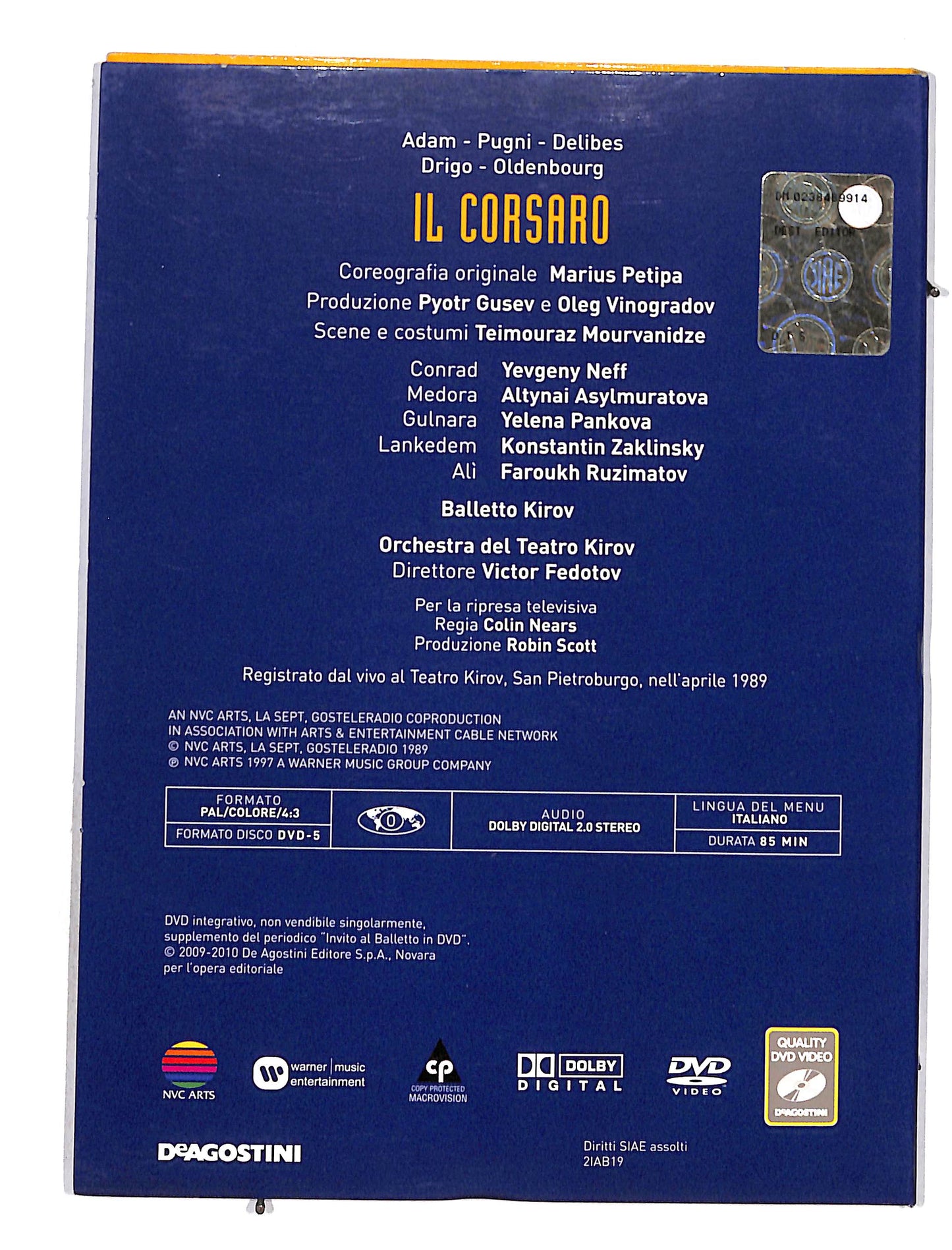 EBOND Invito al balletto vol.19 Il corsaro DVD DB628344