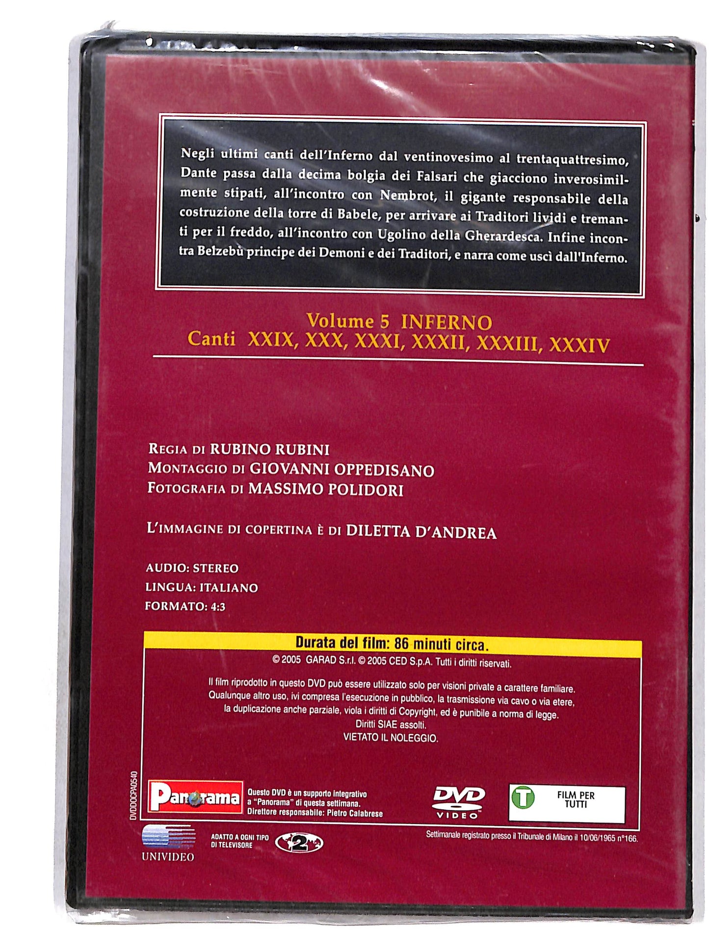 EBOND Gassman legge Dante- Divina Commedia vol.5 DVD DB628358