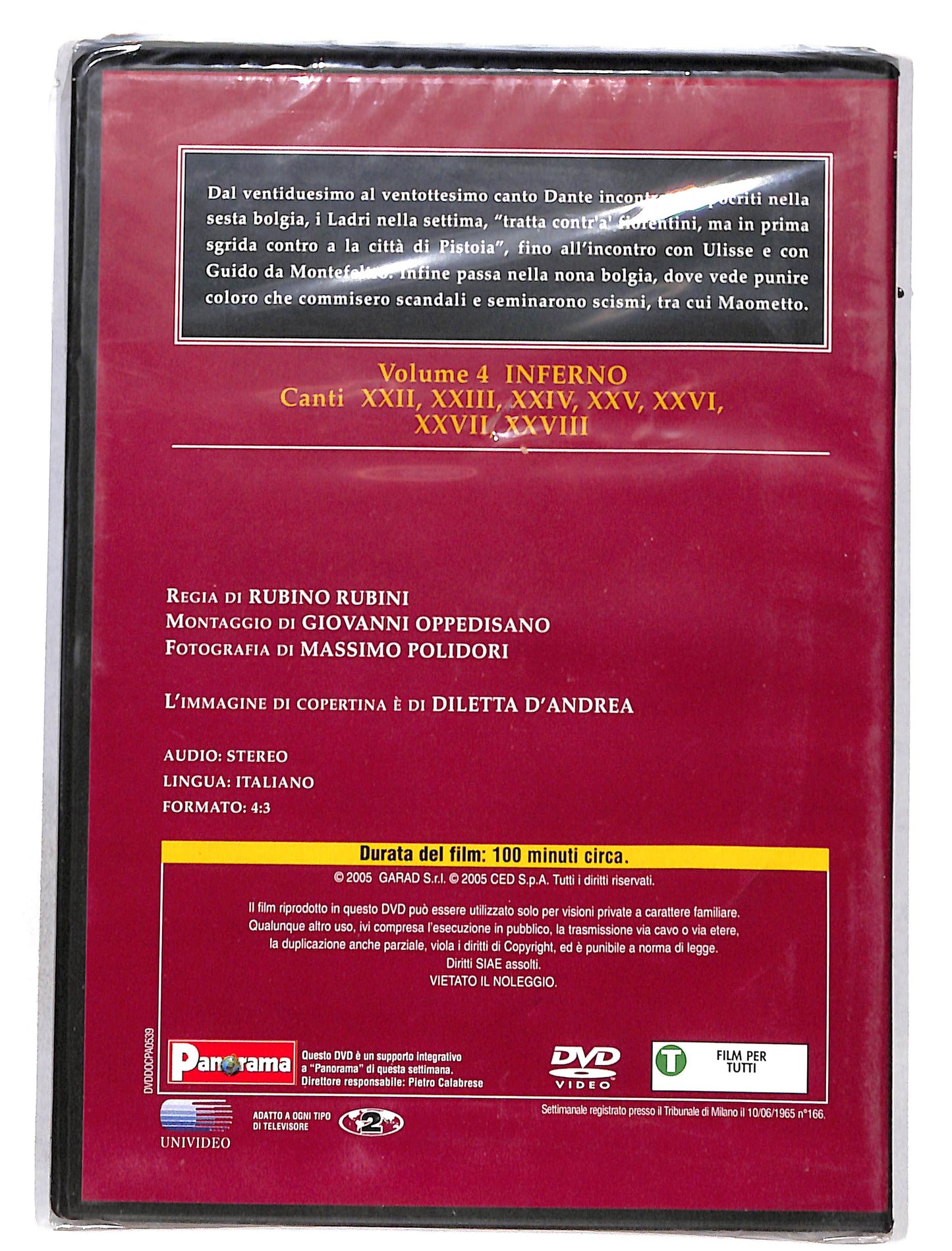 EBOND Gassman legge Dante Divina Commedia vol.4 DVD DB628359