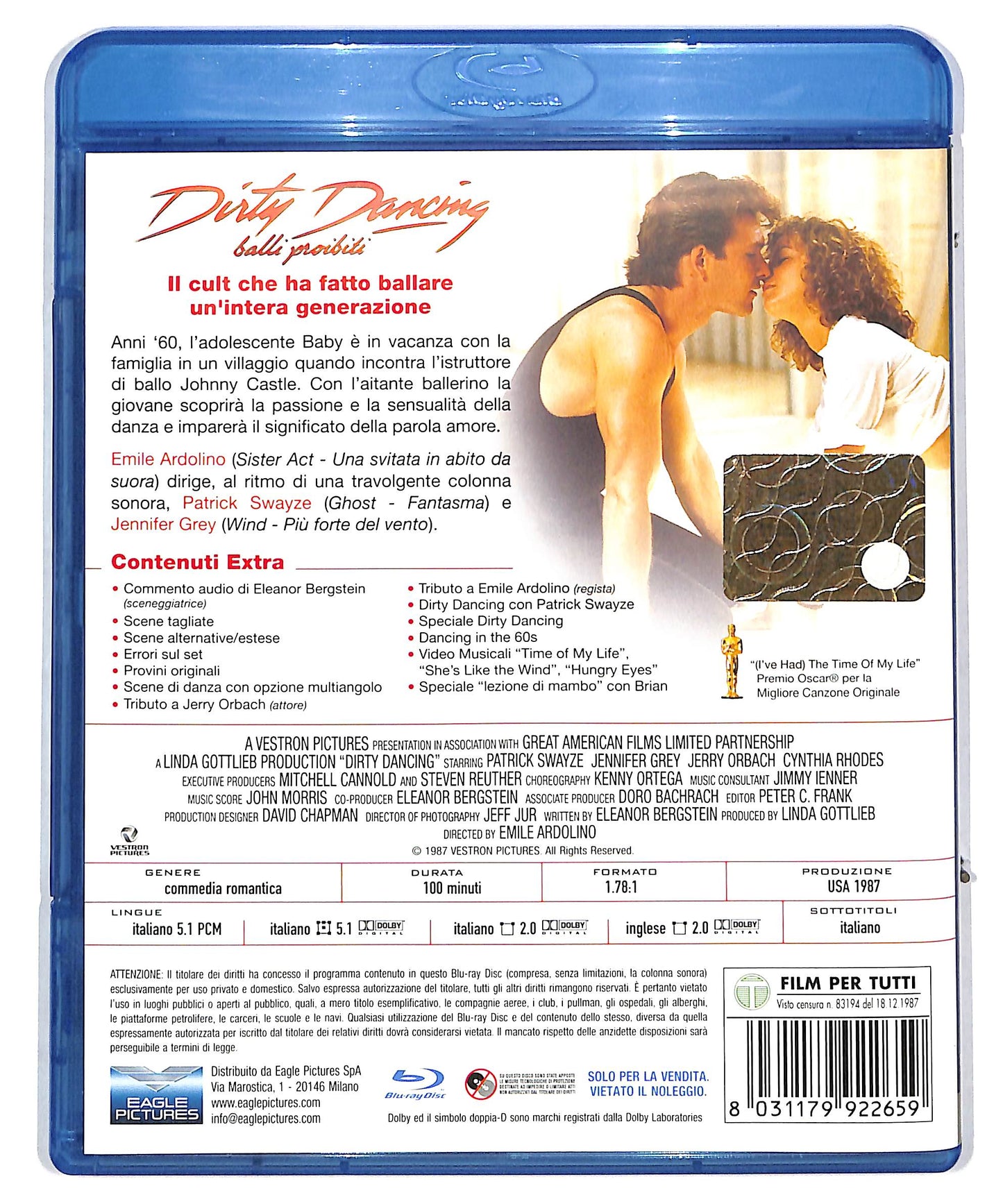 EBOND Dirty Dancing (Balli proibiti) BLURAY DB628638