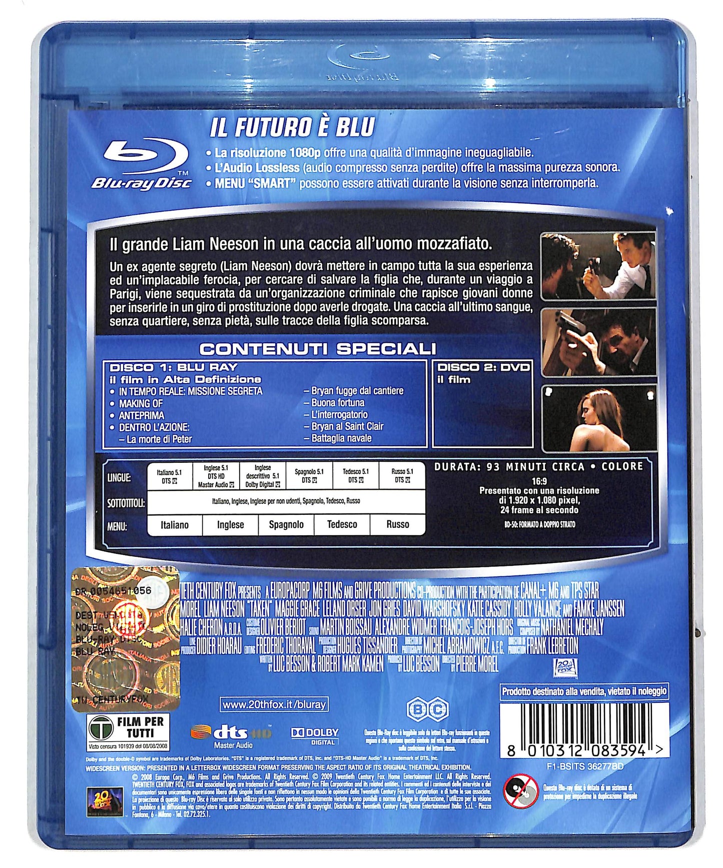 EBOND Taken - Io vi trovero BLURAY DB628673