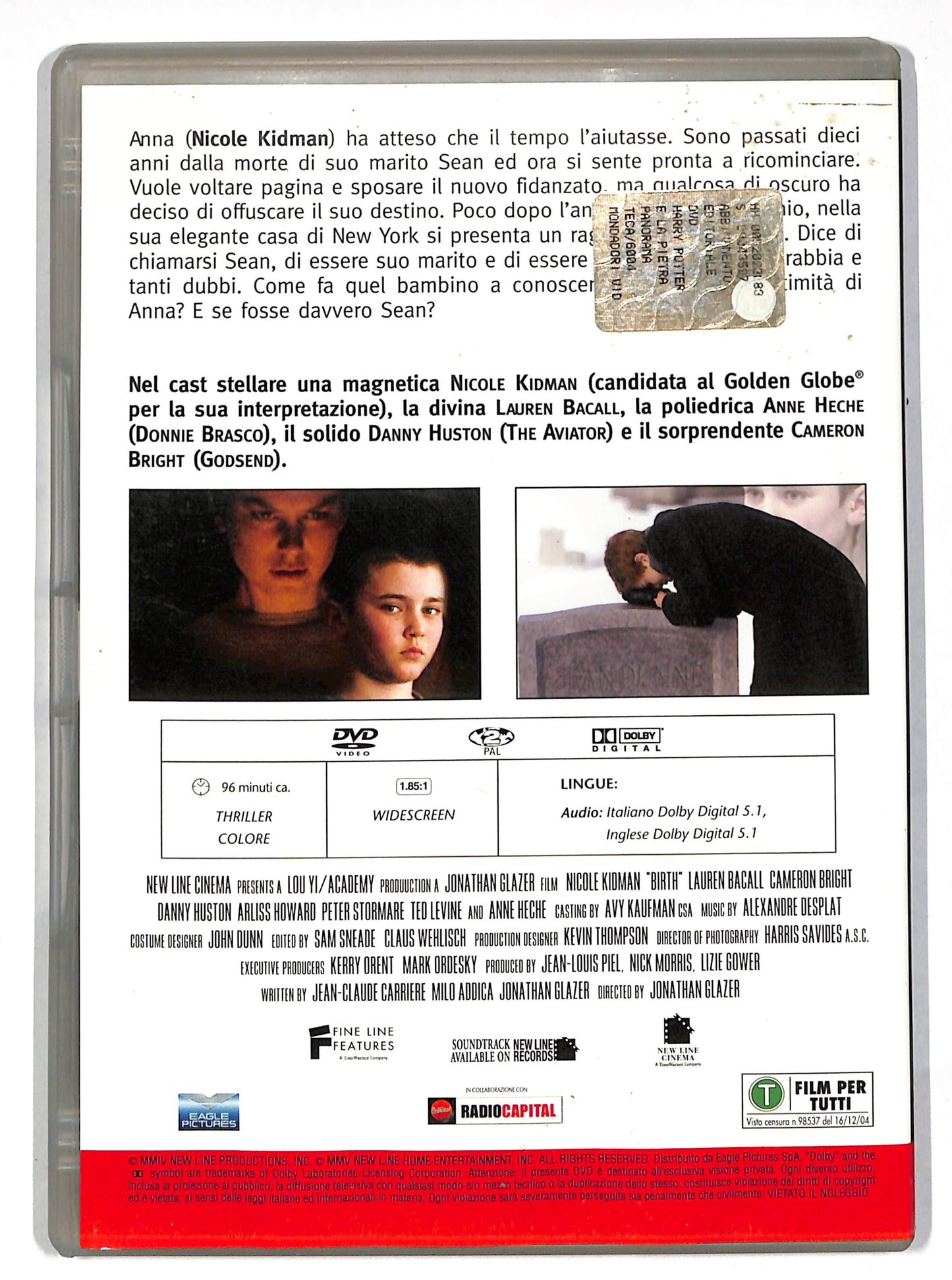 EBOND Birth - Io sono Sean EDITORIALE DVD DB628959