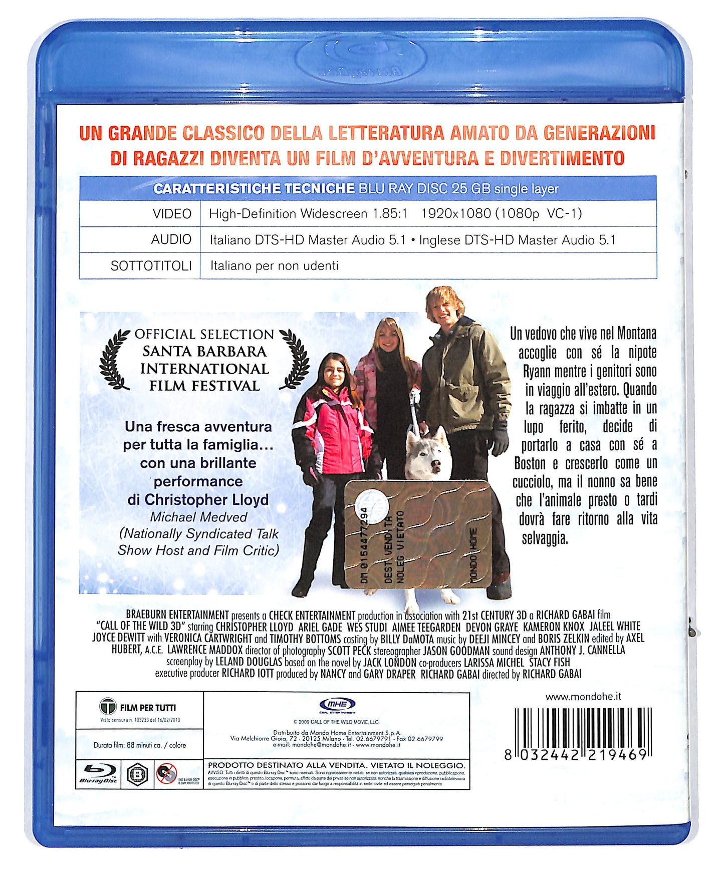 EBOND Il richiamo della foresta BLURAY DB629122