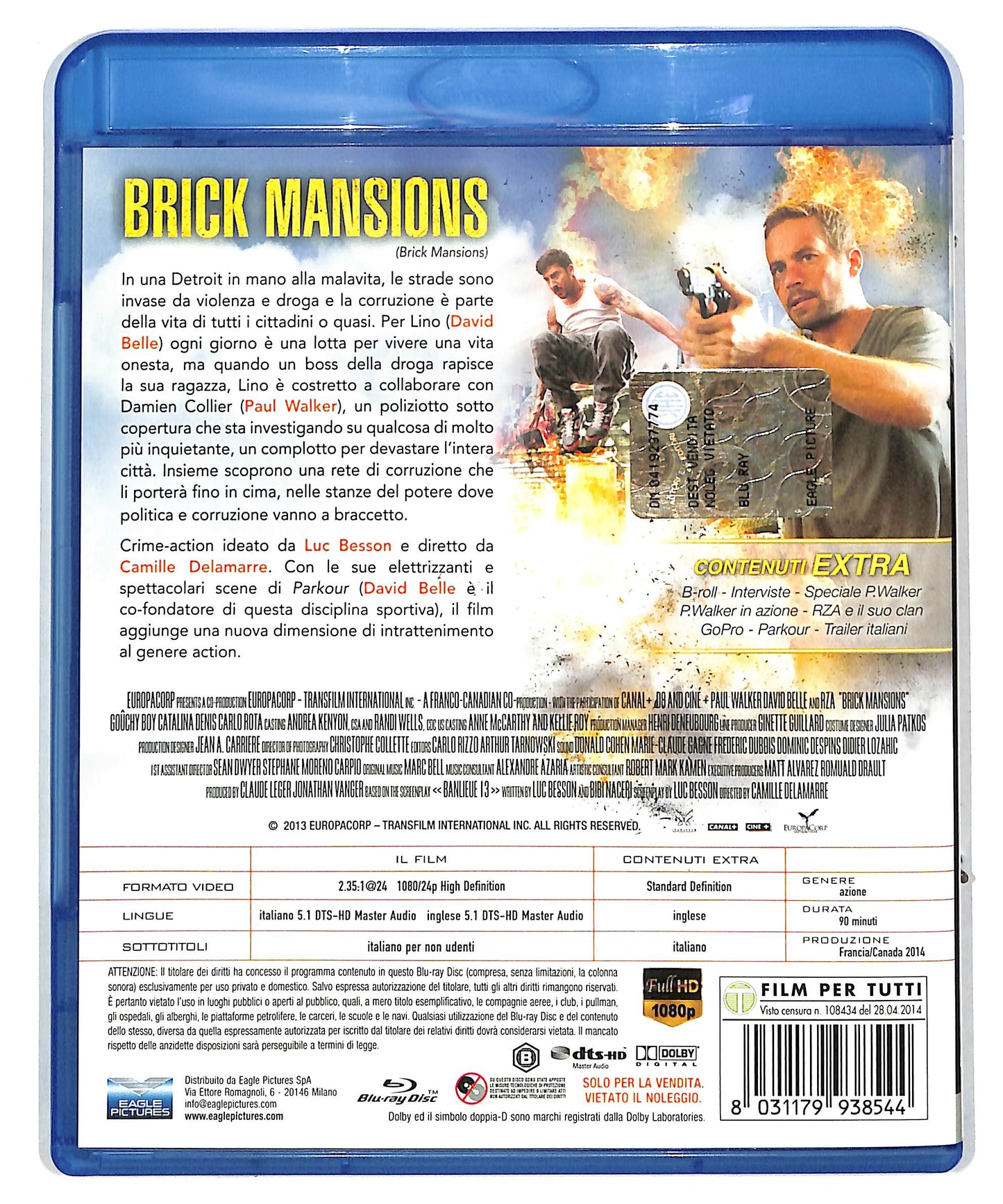 EBOND Brick Mansions BLURAY DB629179