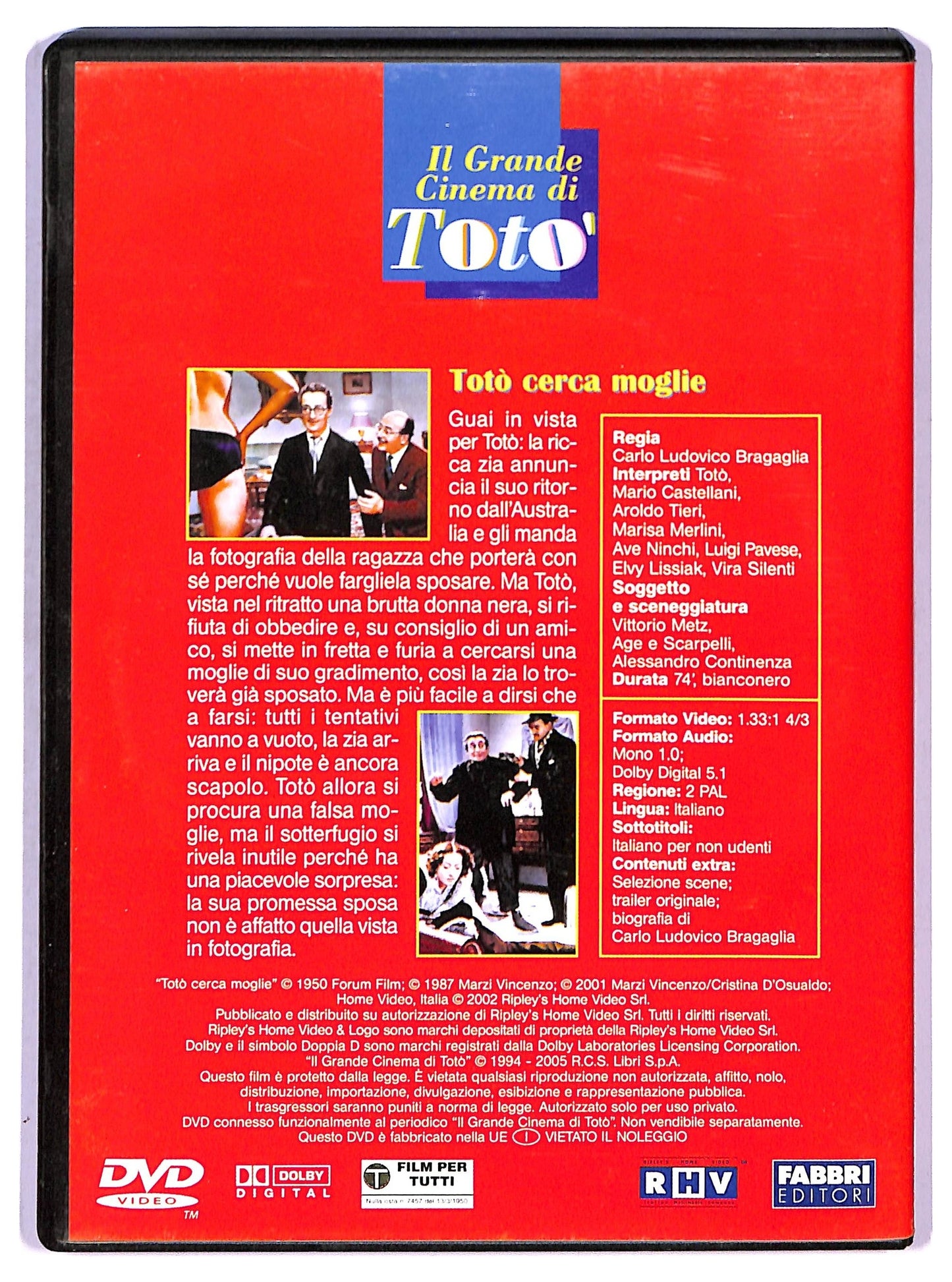 EBOND Toto cerca moglie - EDITORIALE DVD DB629238