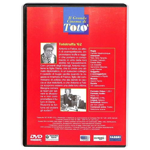 EBOND Tototruffa '62 Editoriale DVD DB629239