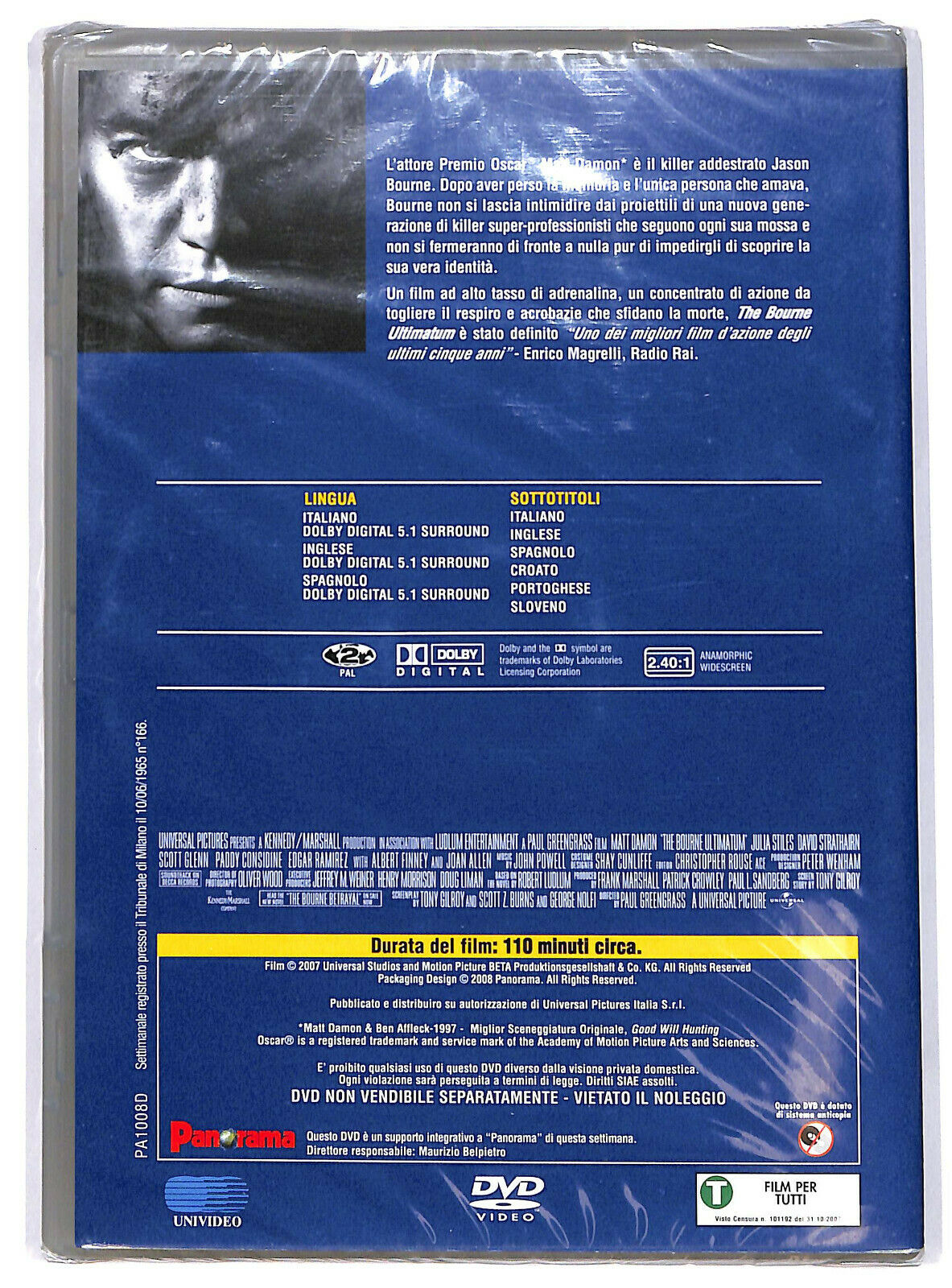 EBOND The Bourne Ultimatum Editoriale DVD DB629264