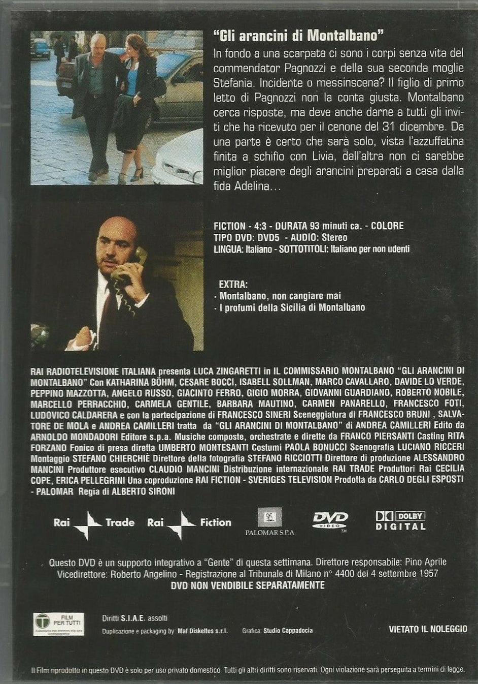EBOND Gli arancini di Montalbano - Il commissario Montalbano DVD DB629437