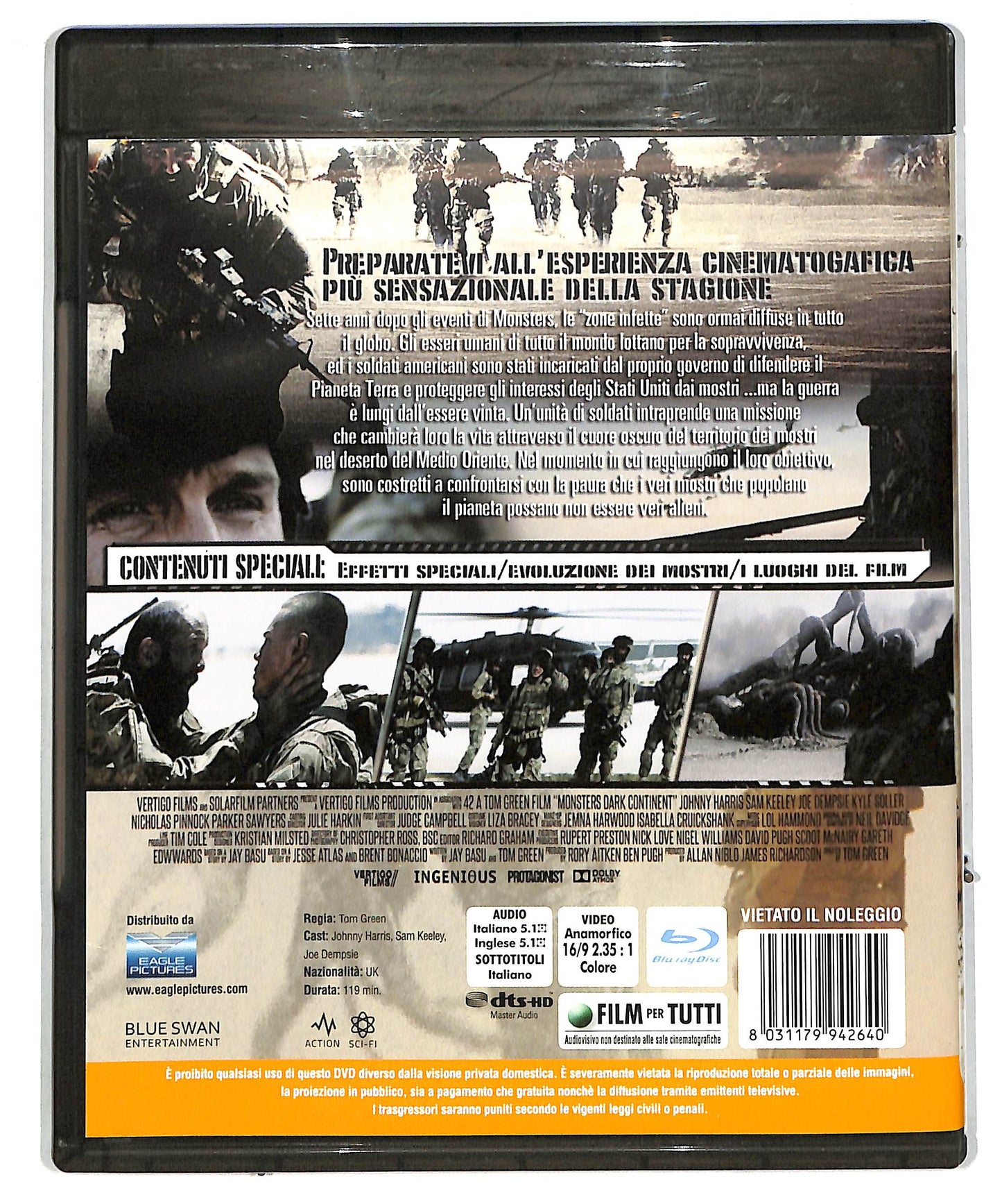 EBOND Monsters Dark Continent BLURAY DB629644
