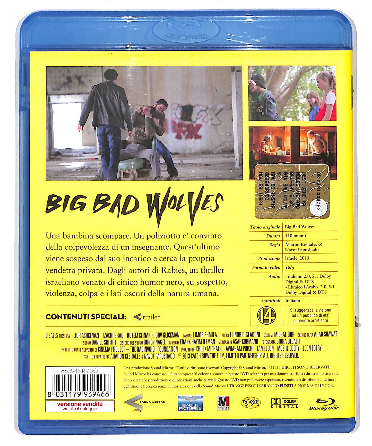 EBOND Big Bad Wolves BLURAY DB629681