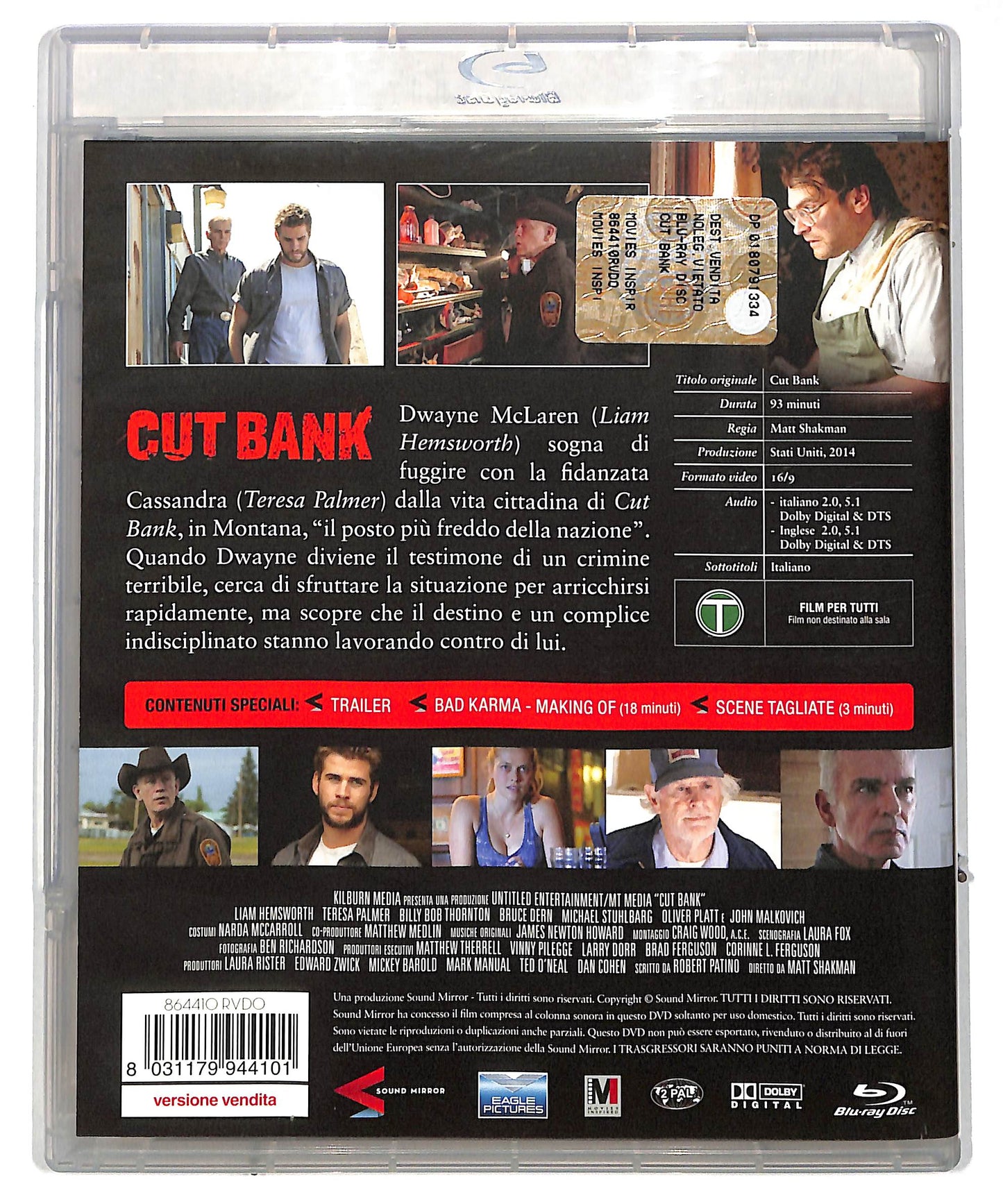 EBOND Cut Bank - Crimine chiama crimine BLURAY DB631134