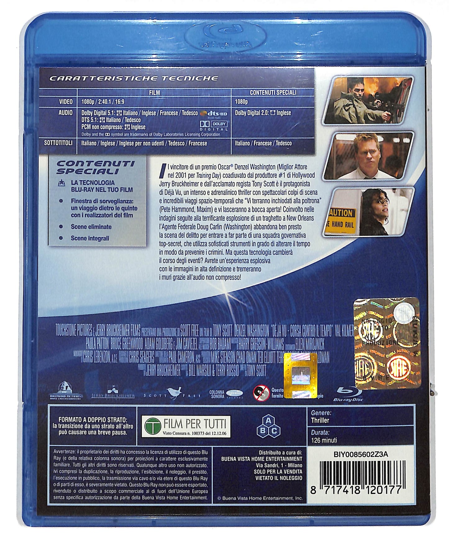 EBOND Deja vu - Corsa contro il tempo BLURAY DB631136