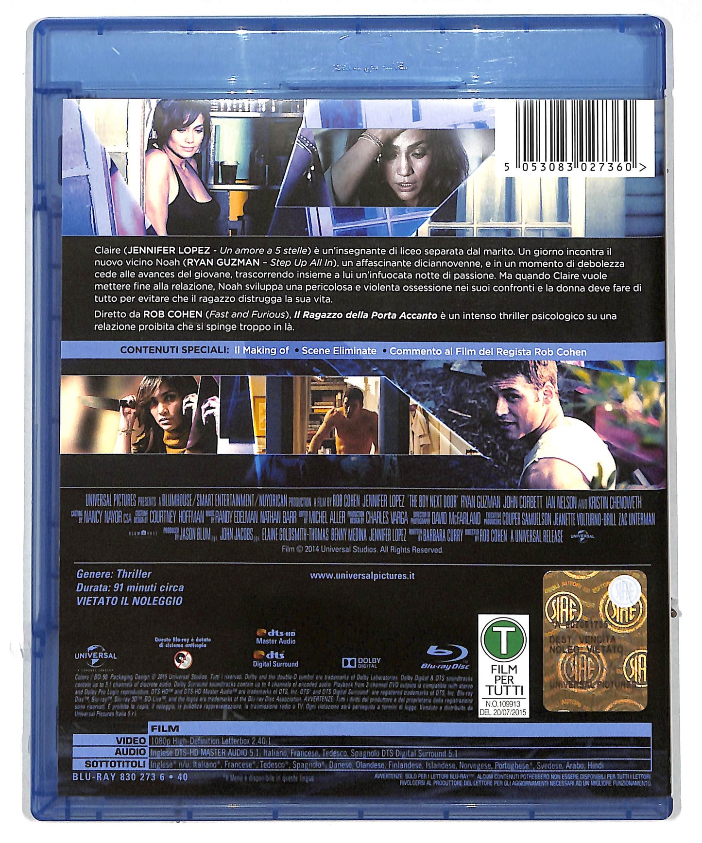 EBOND Il Ragazzo Della Porta Accanto BLURAY DB631140