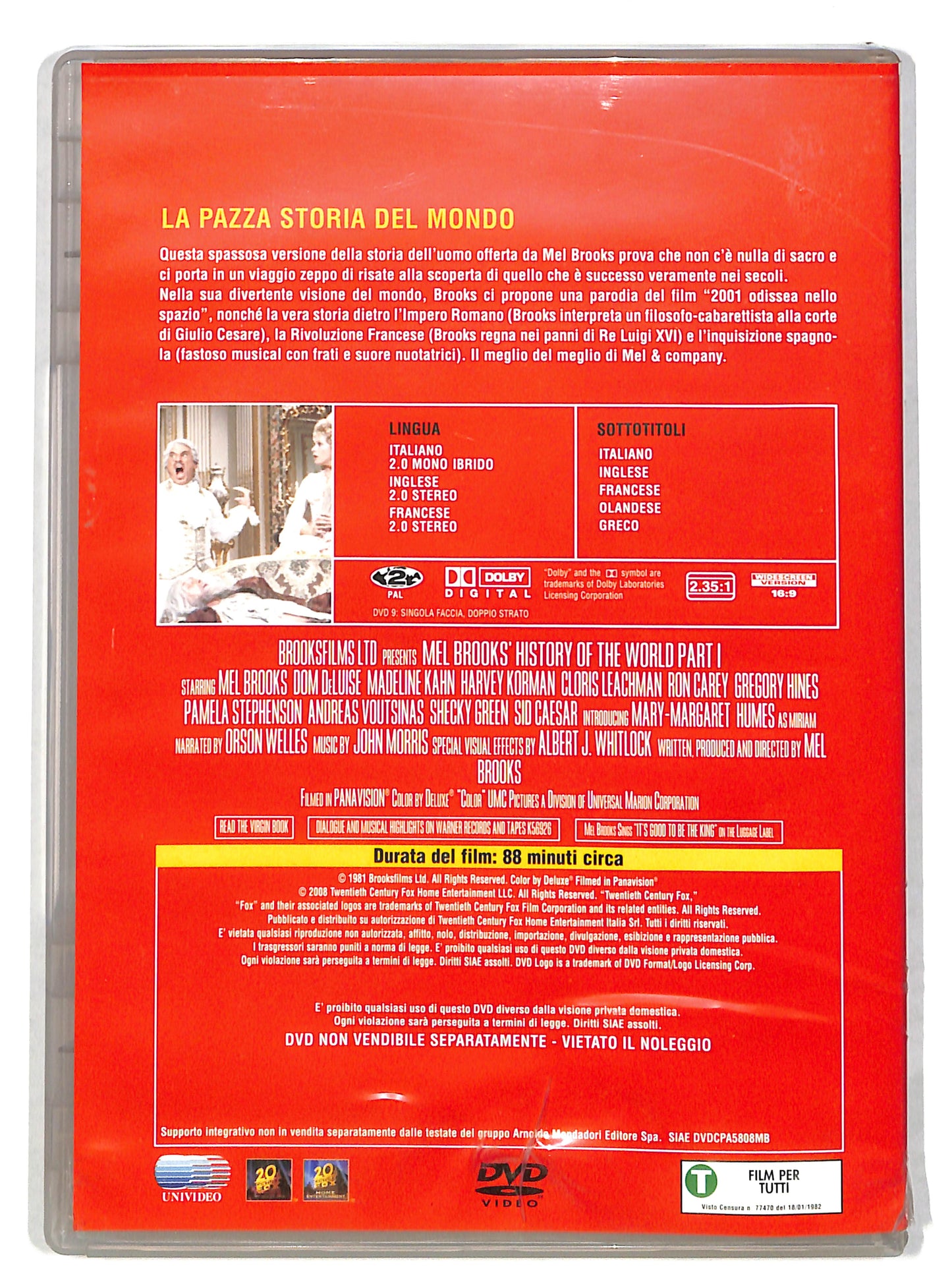 EBOND La pazza storia del mondo parte 1 EDITORIALE DVD DB631164