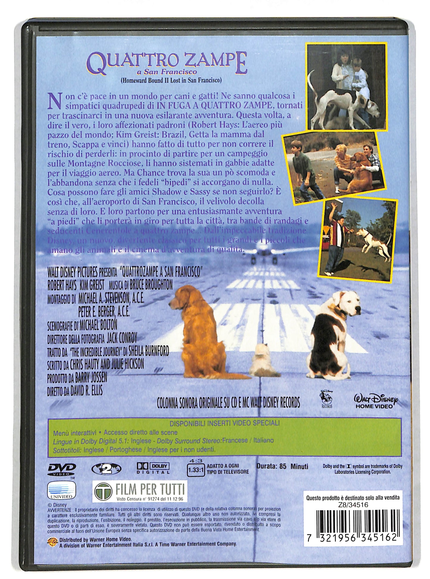 EBOND Quattro zampe a San Francisco DVD DB631173