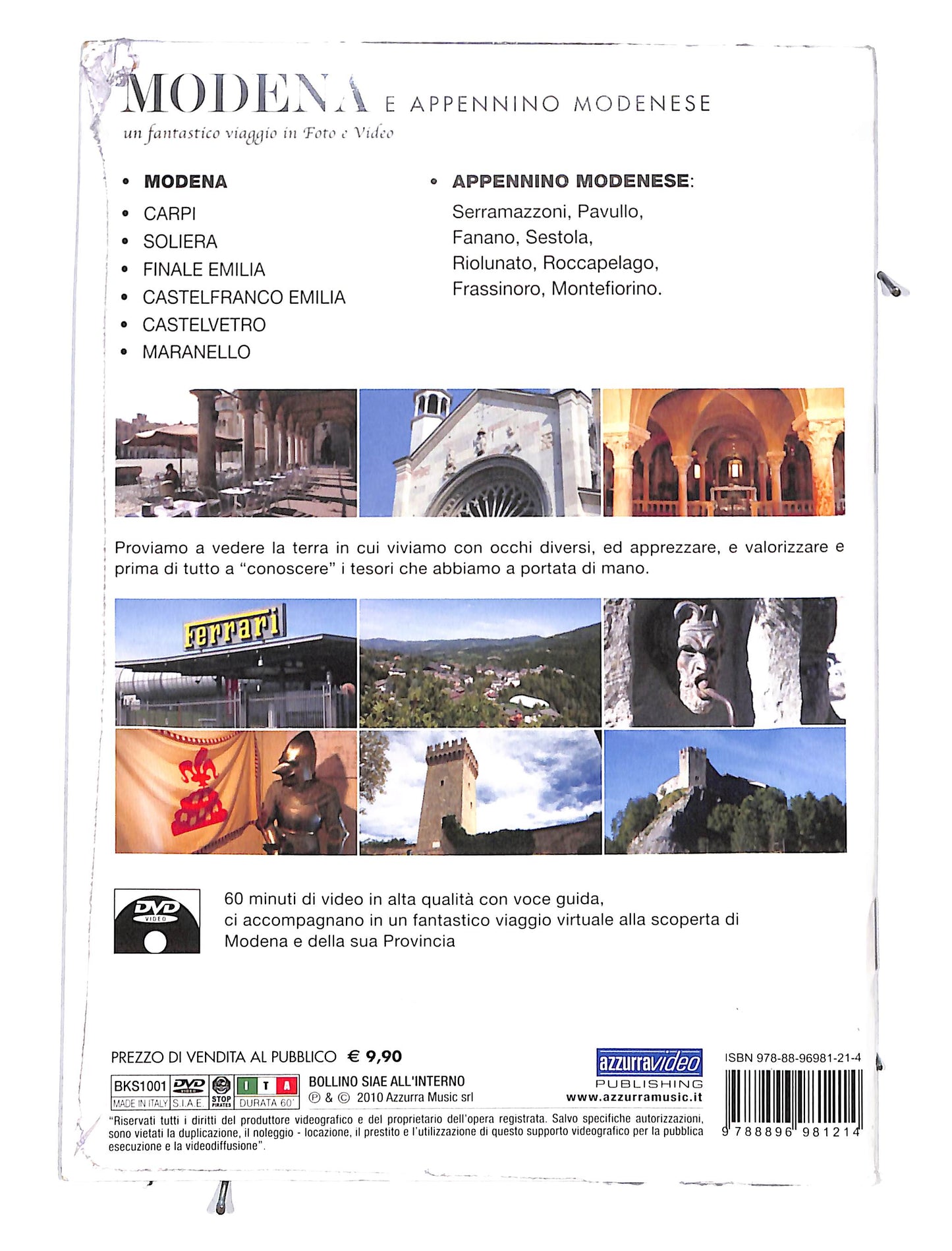 EBOND Modena e Appennino modenese EDITORIALE DVD DB631309
