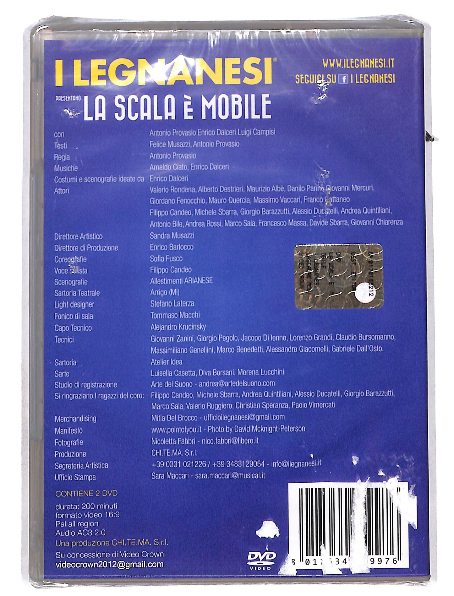 EBOND I Legnanesi ola scala e mobile EDITORIALE DVD DB631318