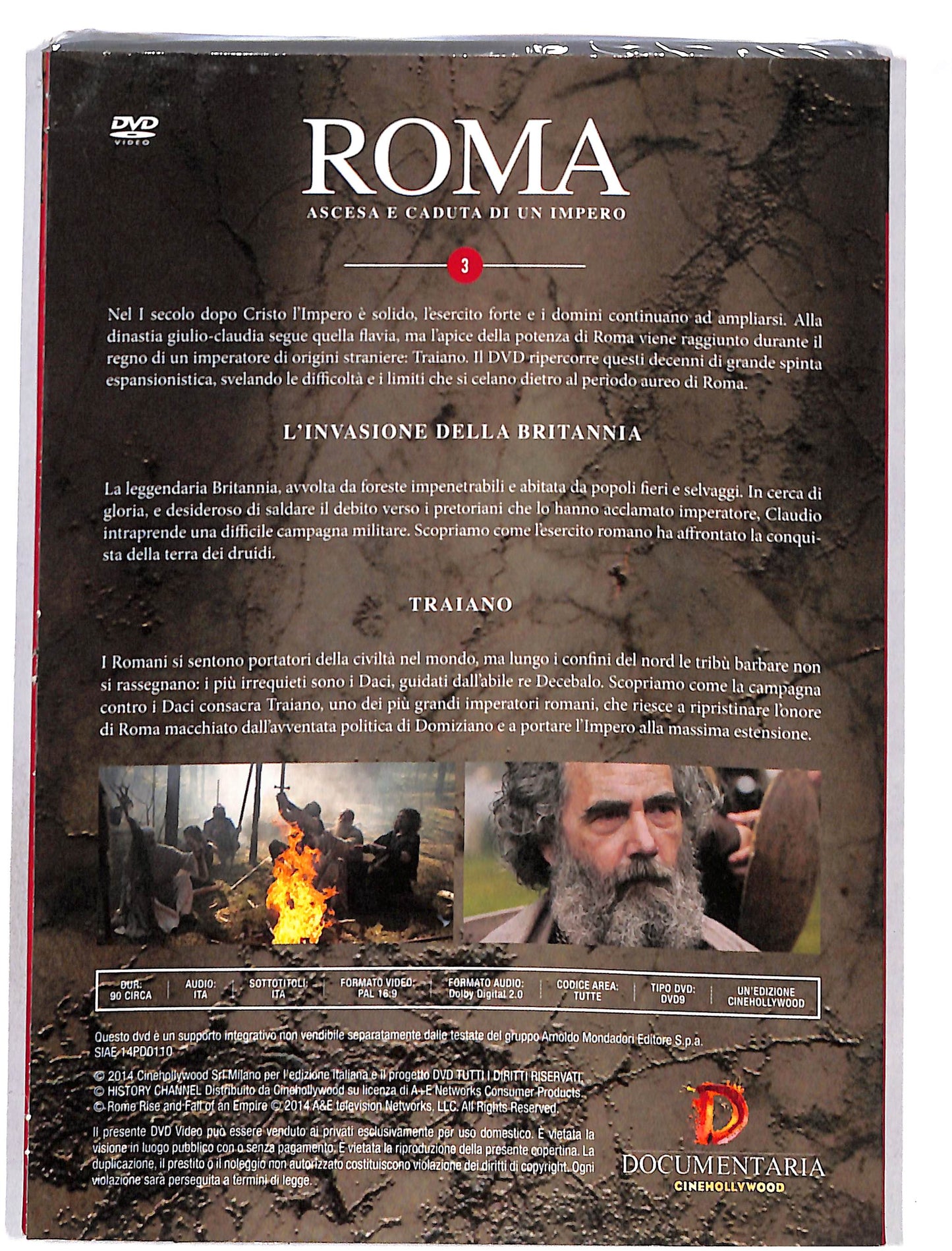EBOND Roma vol.3 l'ivasione della britannia - Traiano DVD DB631338