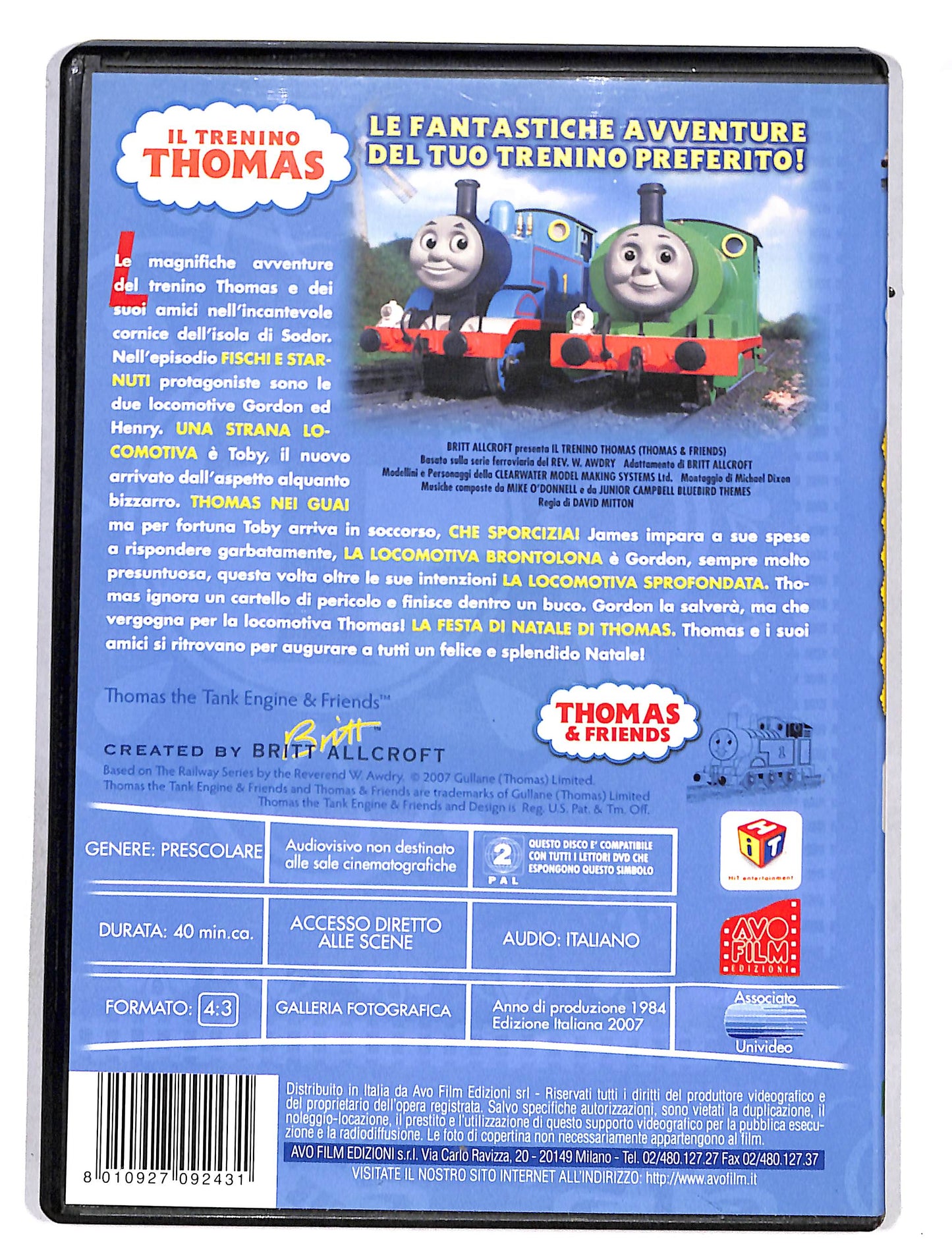 EBOND Il trenino Thomas la locomotiva brontolona DVD DB631359