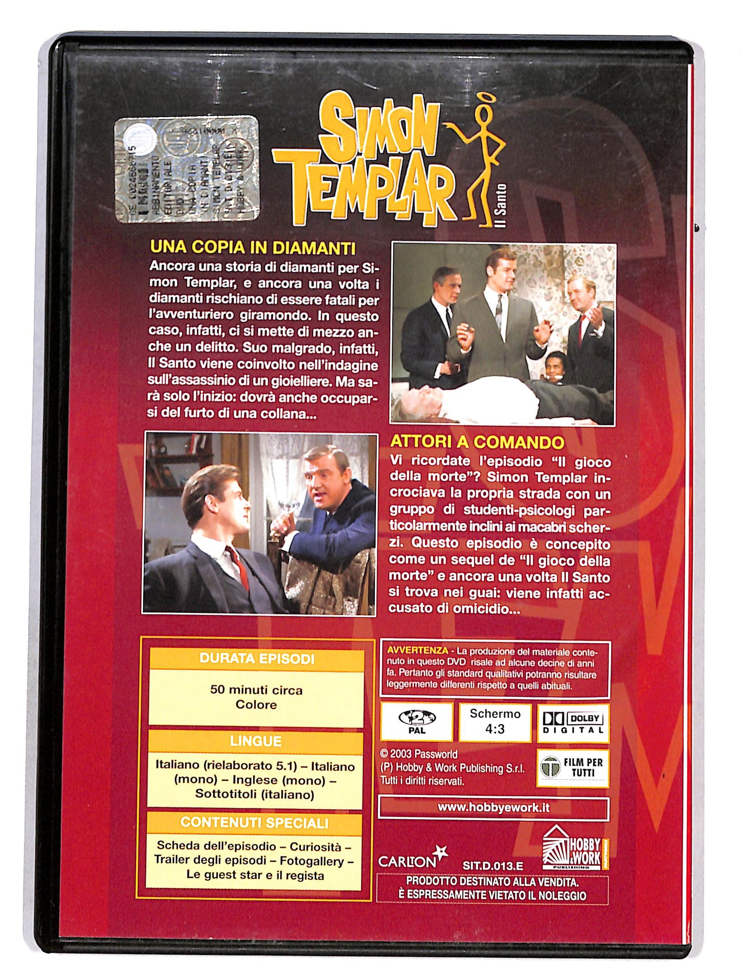 EBOND Simon Templar vol.13 EDITORIALE DVD DB631361