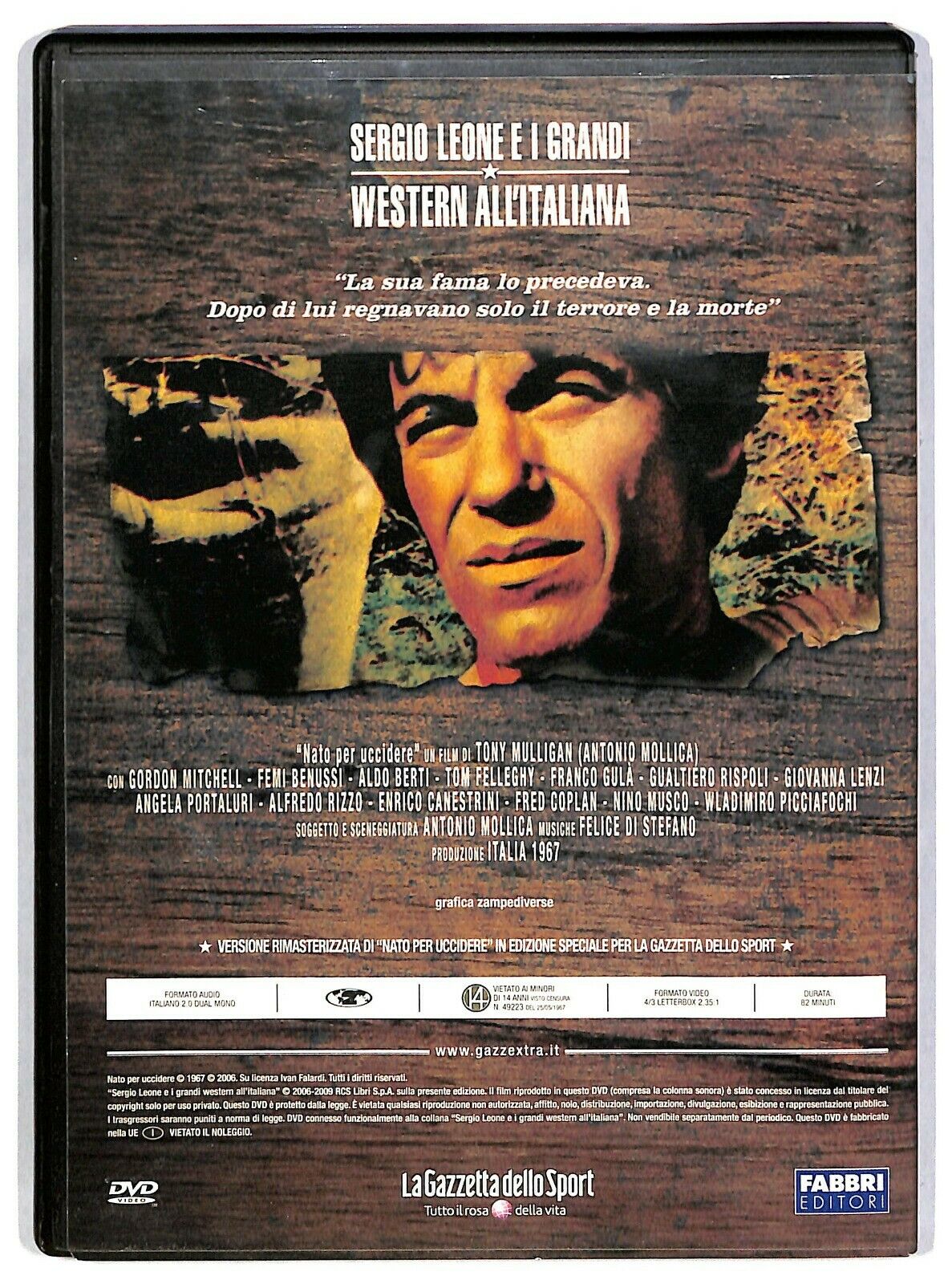 EBOND Nato Per Uccidere (1967) Di Antonio Mollica Editoriale DVD DB631414