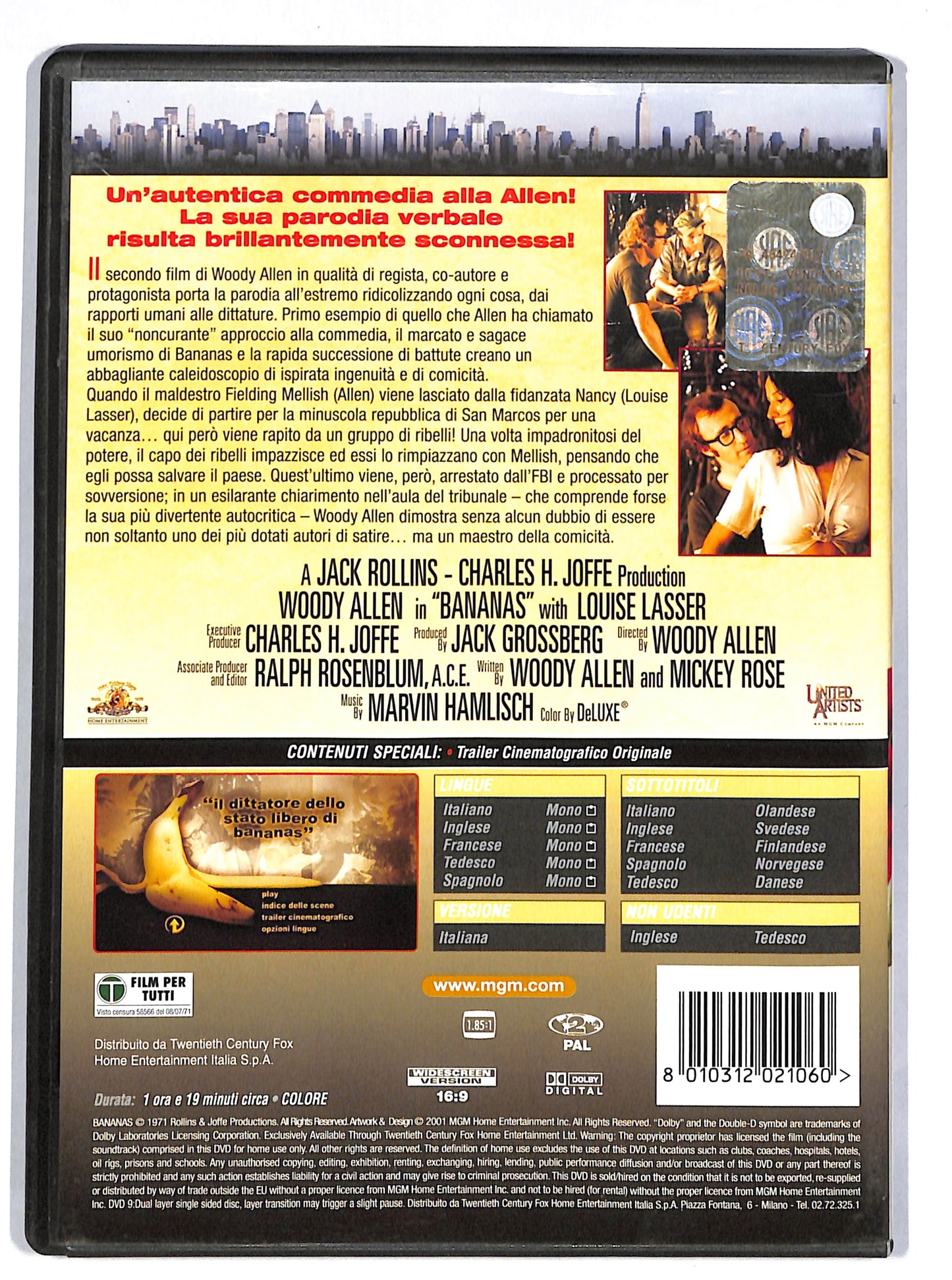 EBOND Il dittatore dello stato libero di Bananas DVD DB631612