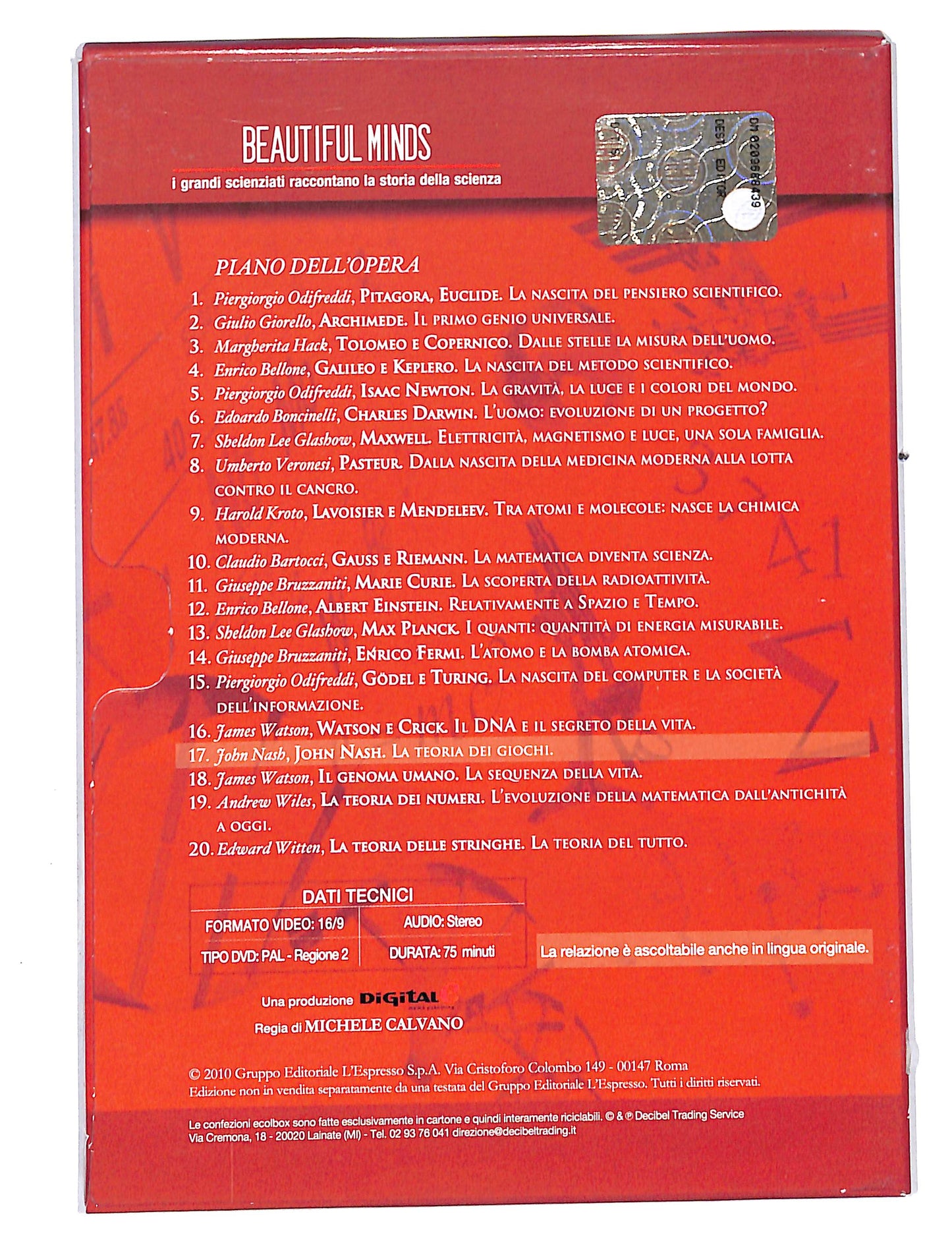 EBOND Beautiful Minds John Nash la teoria dei giochi EDITORIALE DVD DB631810