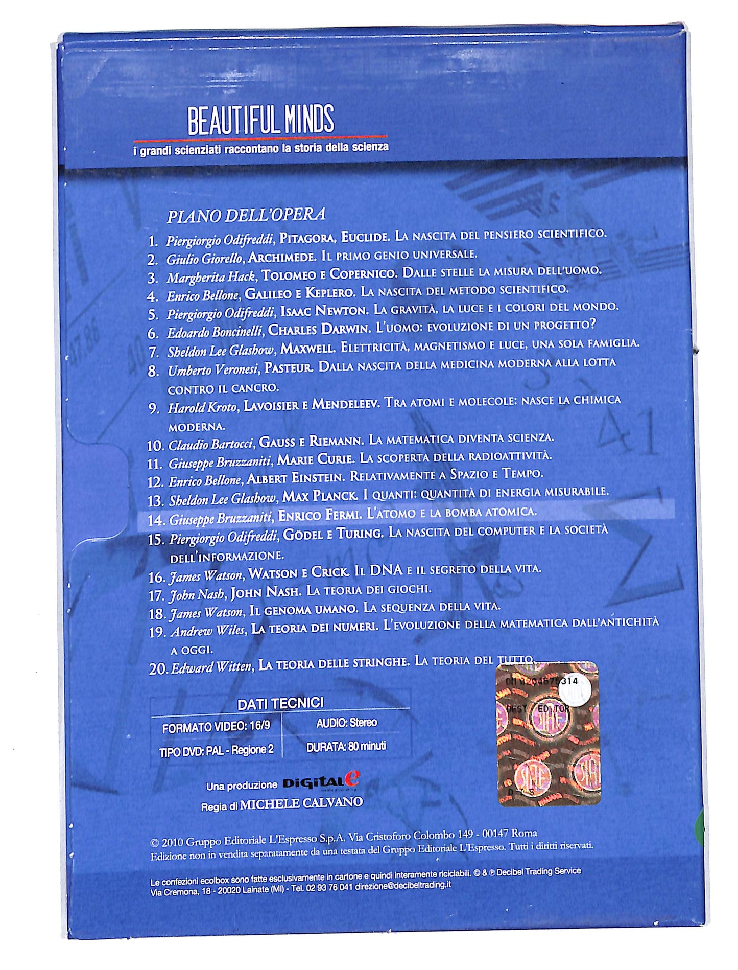 EBOND Beautiful Minds l'atomo e la bomba atomica EDITORIALE DVD DB631811