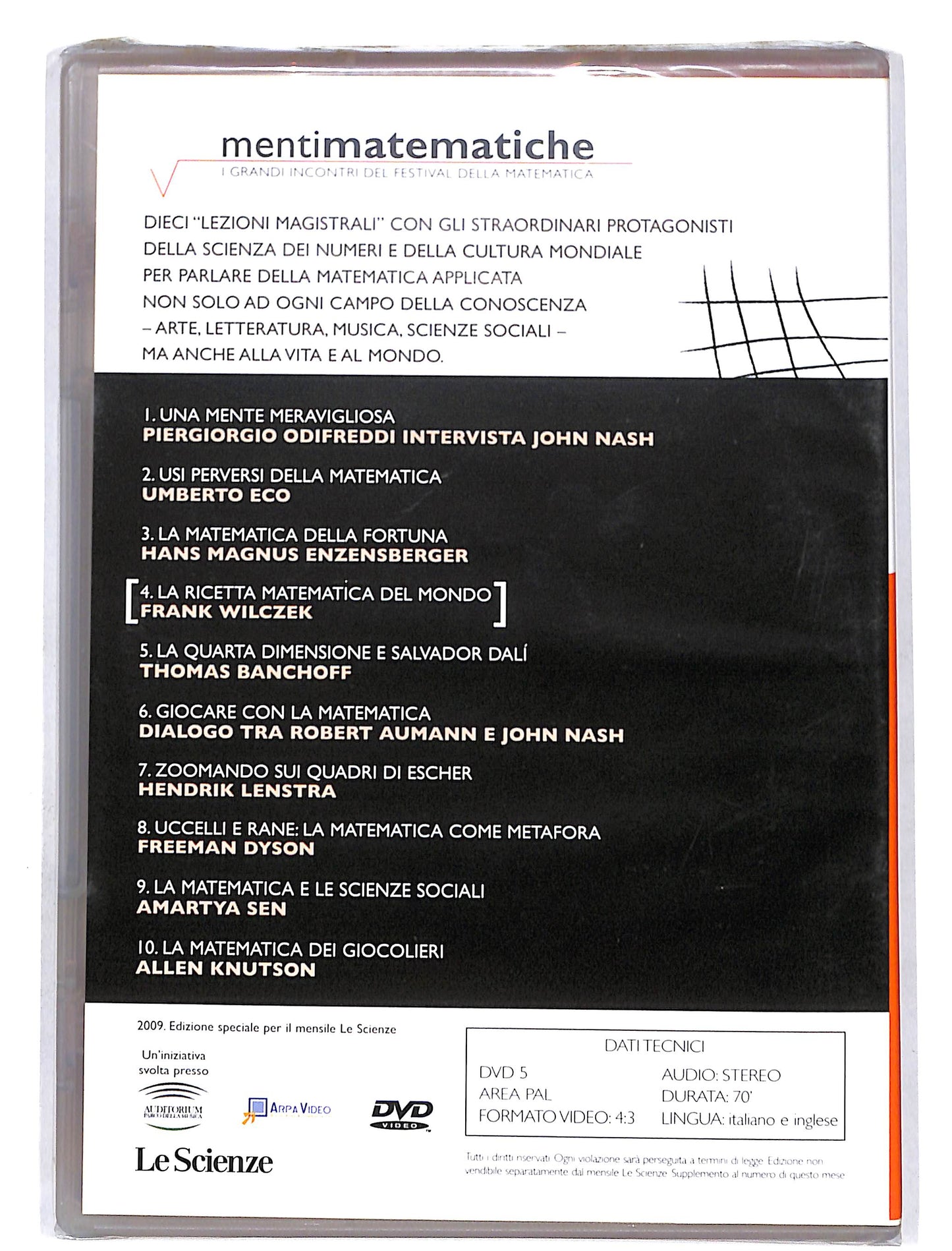 EBOND Mentimatematiche vol.4 la ricerca matematica del mondo DVD DB631830