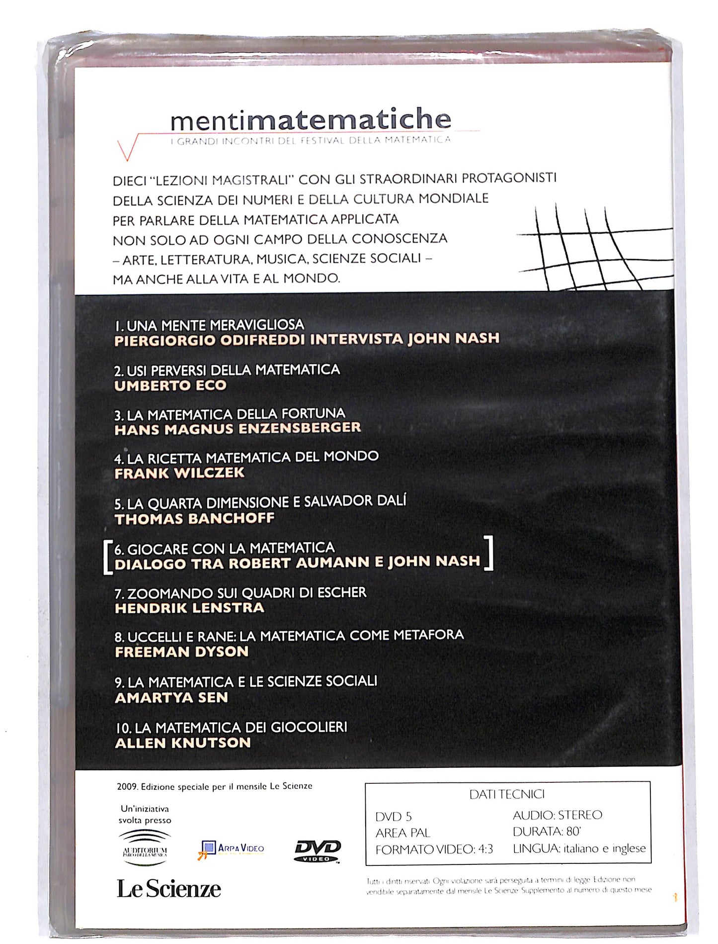 EBOND Mentimatematiche vol.6 Giocare con la matematica DVD DB631833