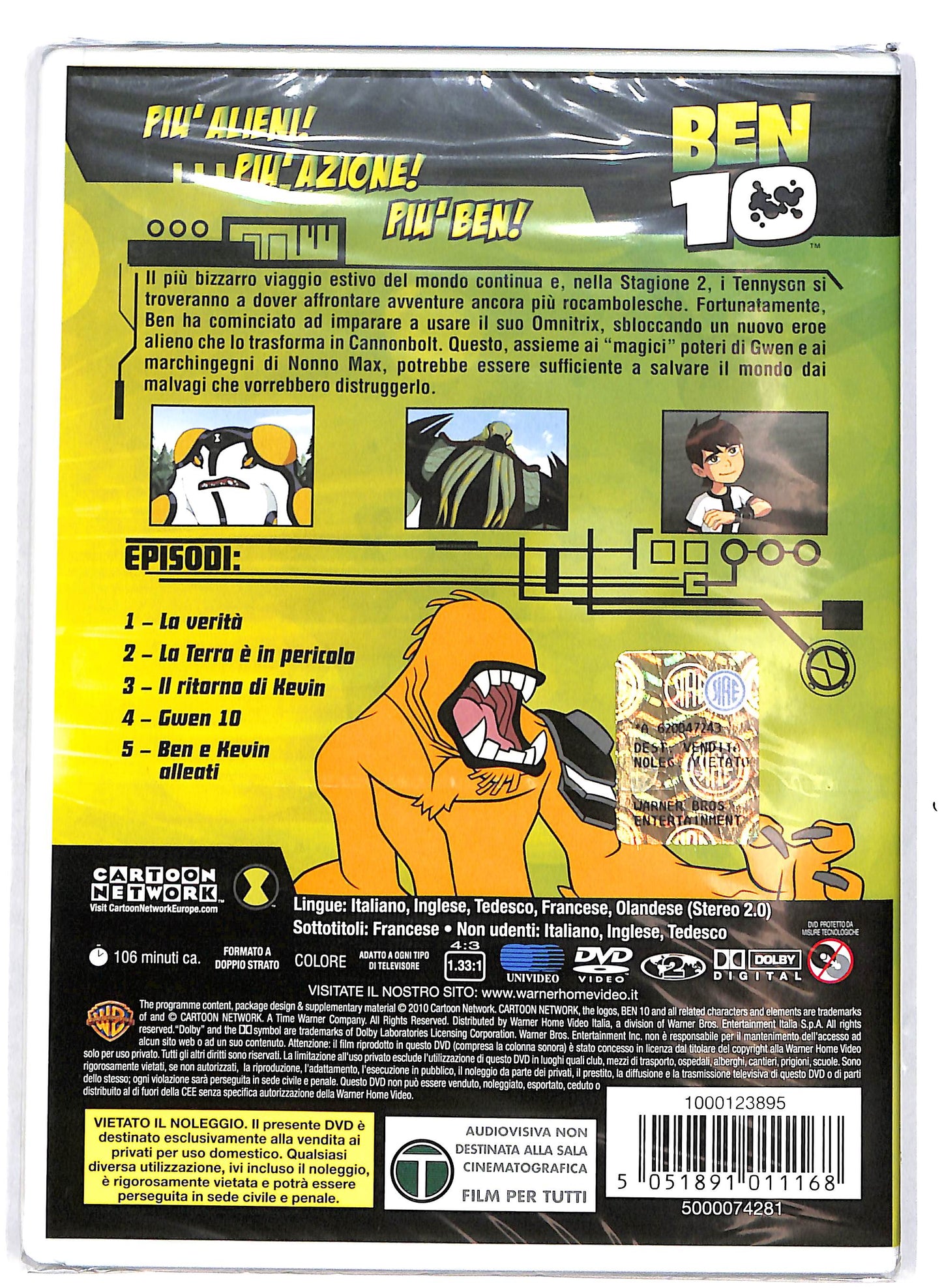 EBOND Ben 10 Stagione 2 Vol 1 DVD DB632316