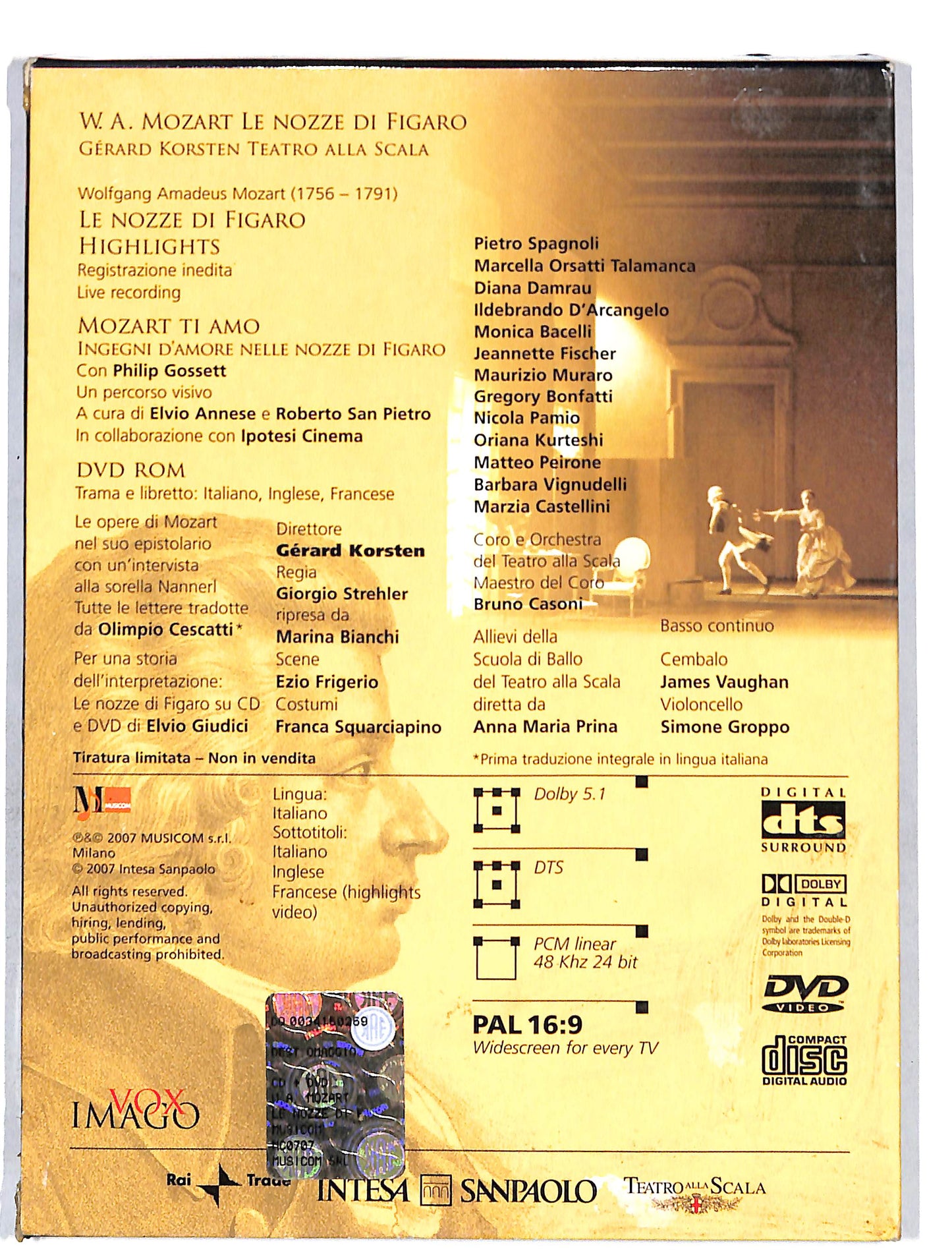 EBOND Gerard Korsten - W.A. Mozart le nozze di figaro DVD DB632332