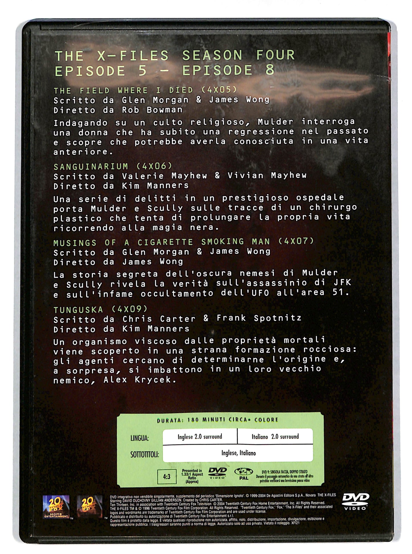 EBOND The X-Files season four vol 2 EDITORIALE DVD DB632408