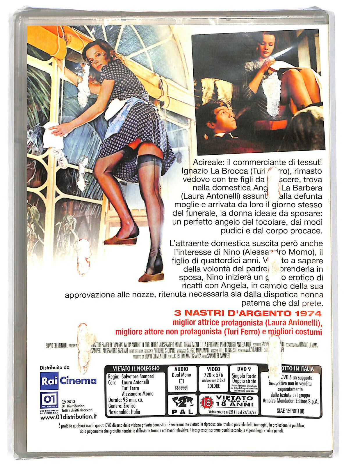 EBOND Malizia Versione Integrale Restaurata Editoriale DVD DB632808